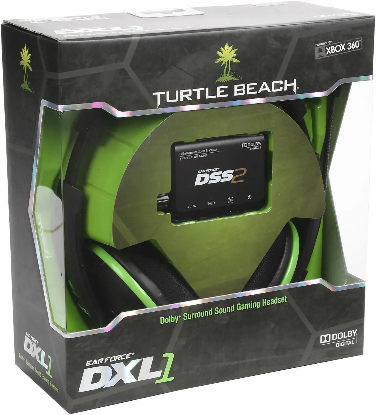 Alt view image 16 of 15 - Turtle Beach Ear Force DXL1 Dolby Surround Sound Gaming Headset - Xbox 360