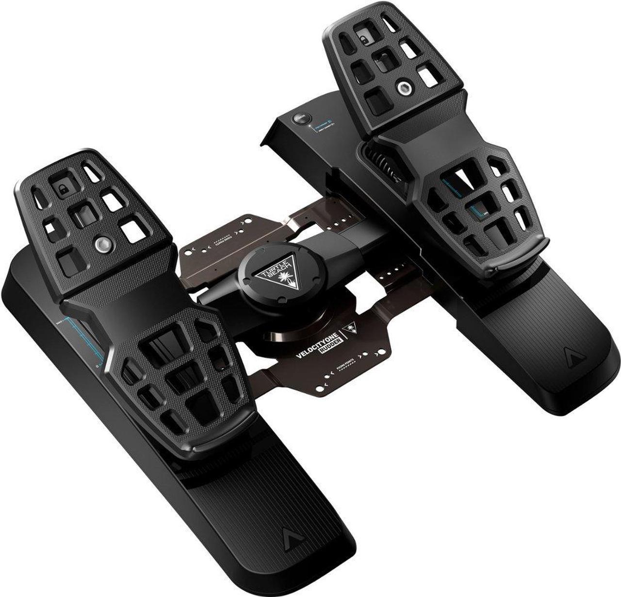 Turtle Beach VelocityOne Rudder Universal Rudder Pedals for Windows PCs, Xbox Series X, Xbox Series S with Adjustable Brakes TBS-0718-05