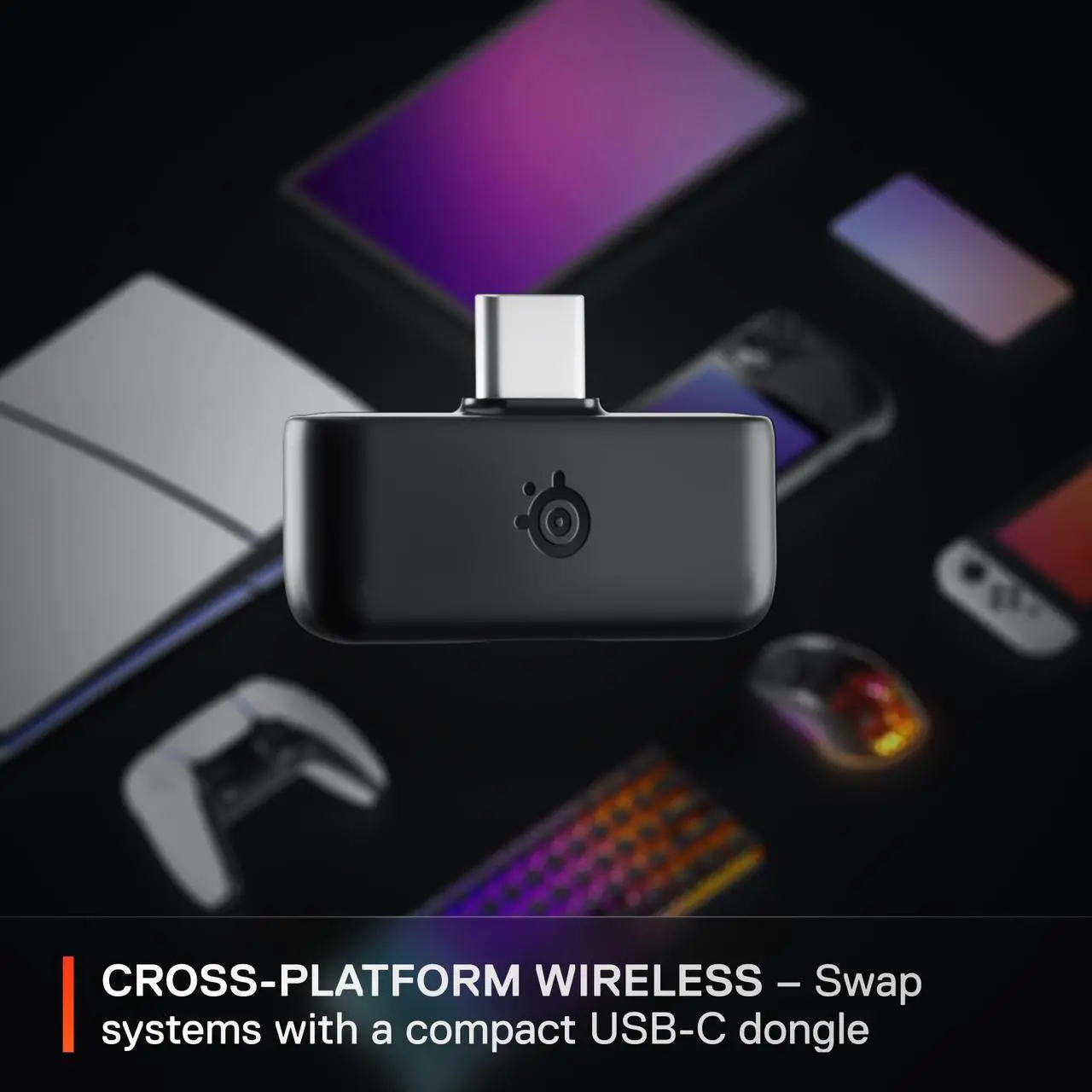 Alt view image 12 of 17 - SteelSeries Arctis Nova 5P Wireless Gaming Headset for PS5, PS4 - Black