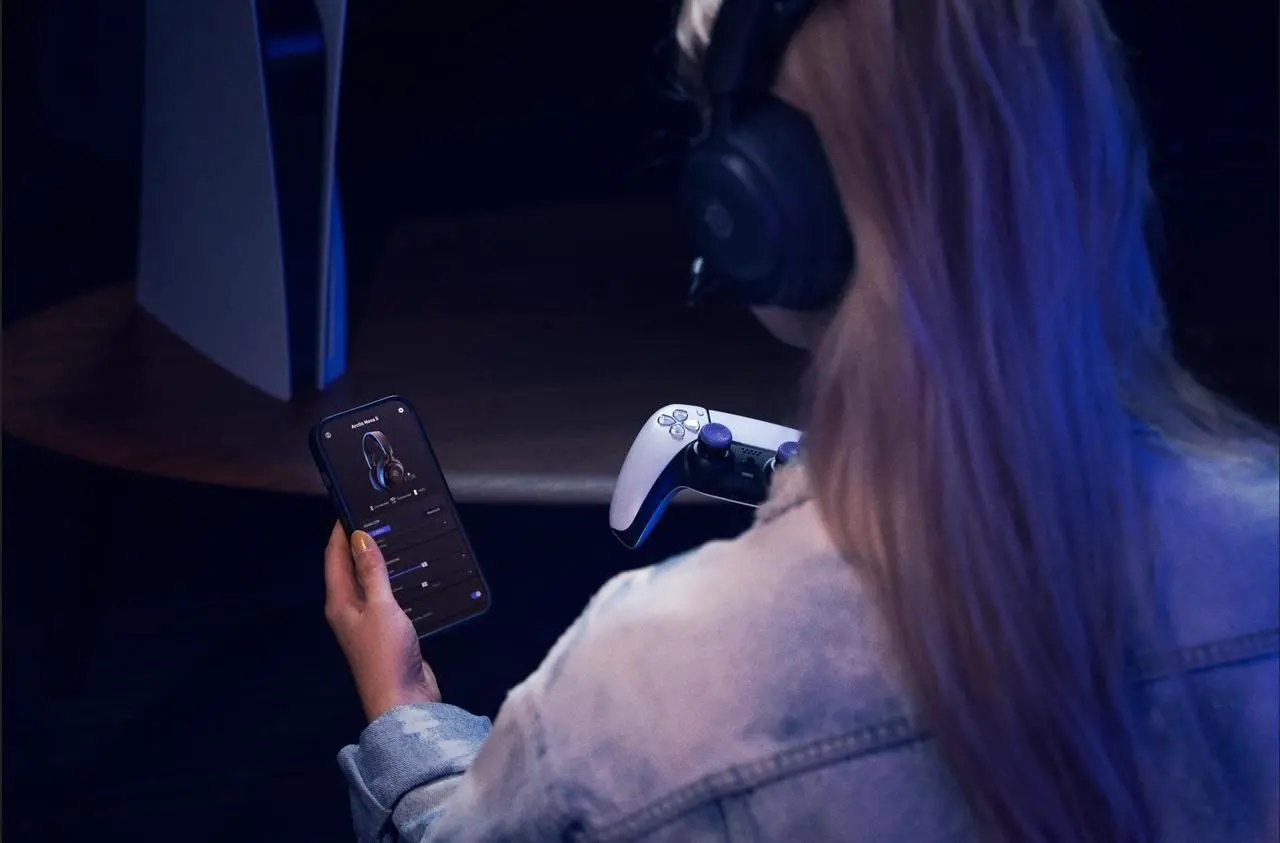 Alt view image 17 of 17 - SteelSeries Arctis Nova 5P Wireless Gaming Headset for PS5, PS4 - Black