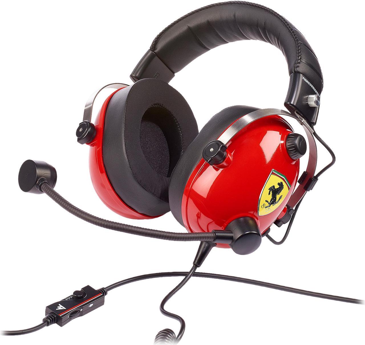 Thrustmaster T.Racing Scuderia Ferrari Edition Gaming Headset(PS5, PS4, Xbox Series X|S, One, PC)