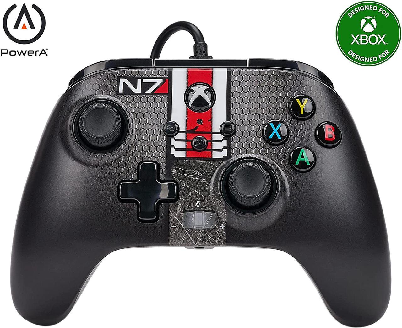 PowerA 1524523-01 Enhanced Wired Controller for Xbox Series X|S - Mass Effect N7 Mass Effect N7