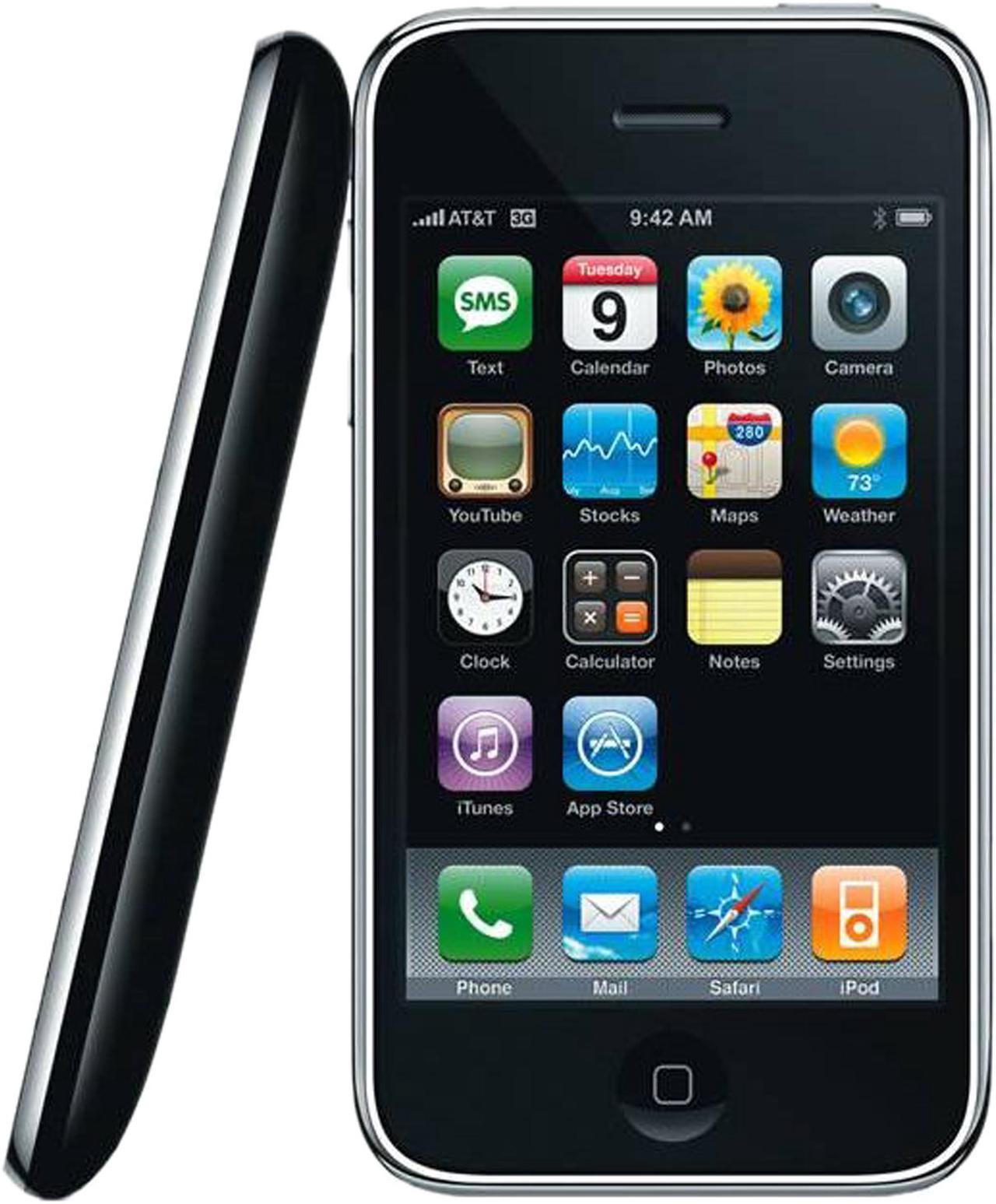 Alt view image 2 of 4 - Apple iPhone 3G 8GB Black for AT&T Service only MB046LL/A