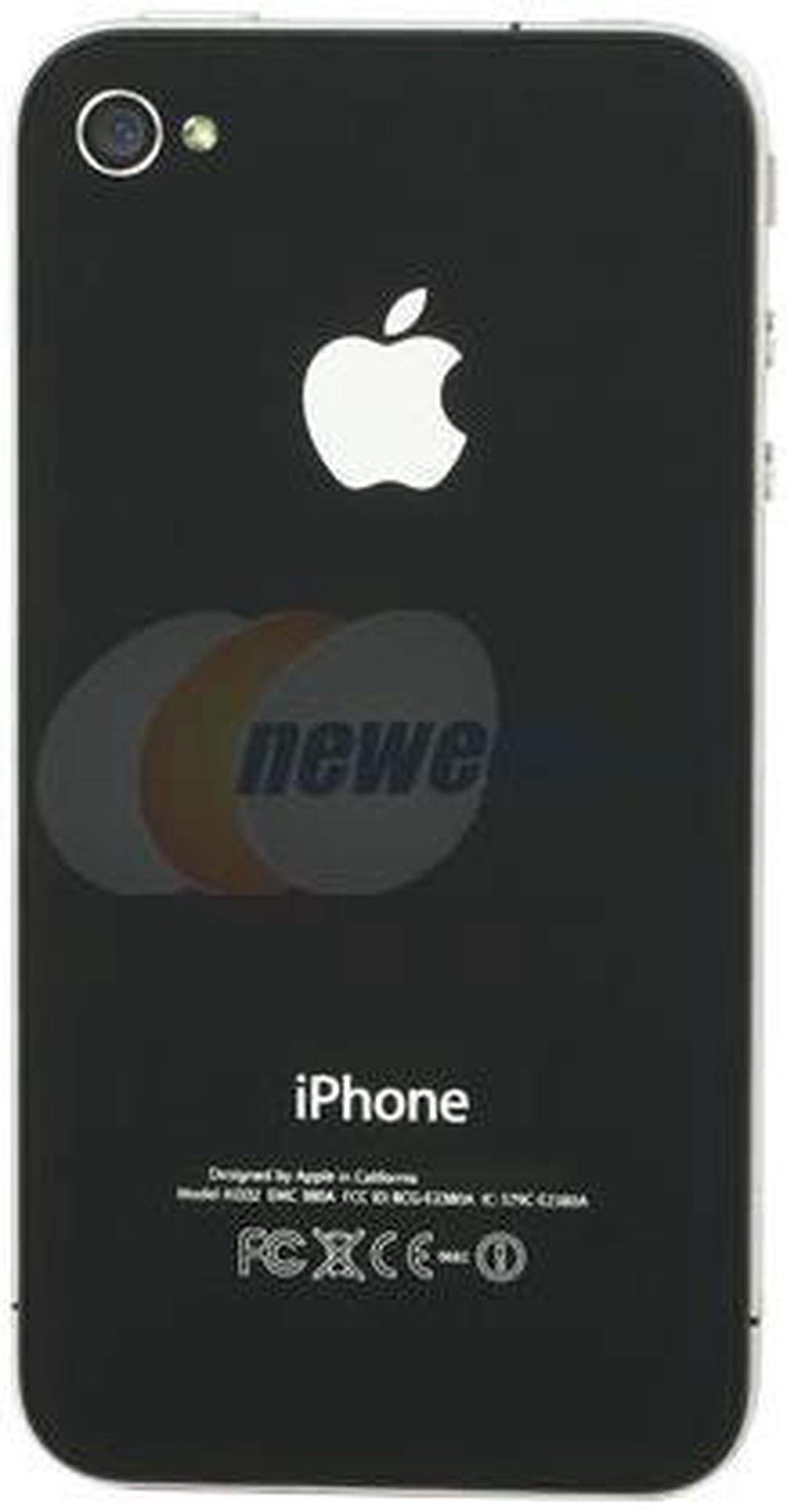 Alt view image 3 of 3 - Apple iPhone 4 Black 16GB Manufacture Unlocked GSM Smart Phone (MC603ZP/A)