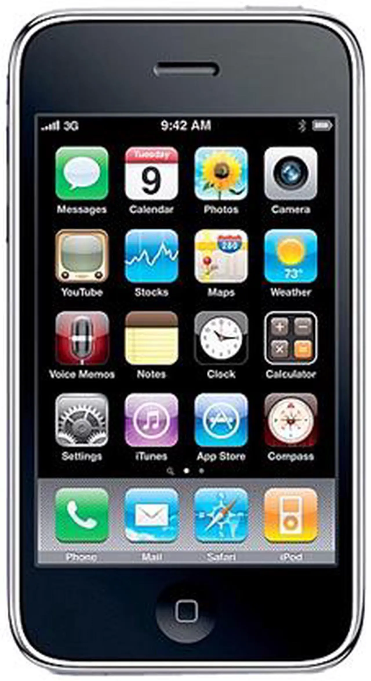 Main image of Apple iPhone 3GS 32GB Black for AT&T Service Only (MB717LL/A)