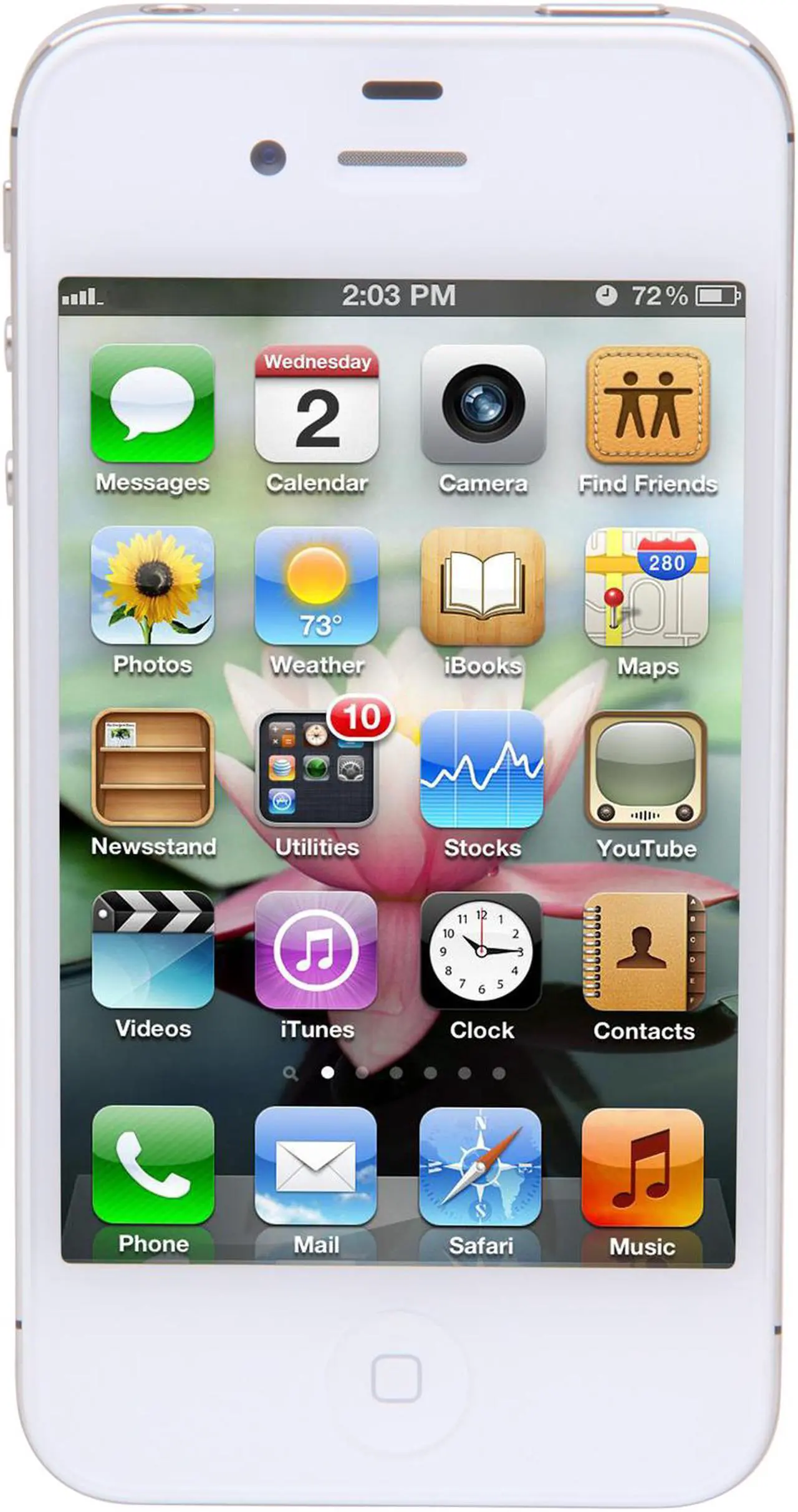 Main image of Apple iPhone 4S 16GB White 3G Cell Phone w/ 8 MP Camera / A5 Processor For AT&T (MC924LL/A)