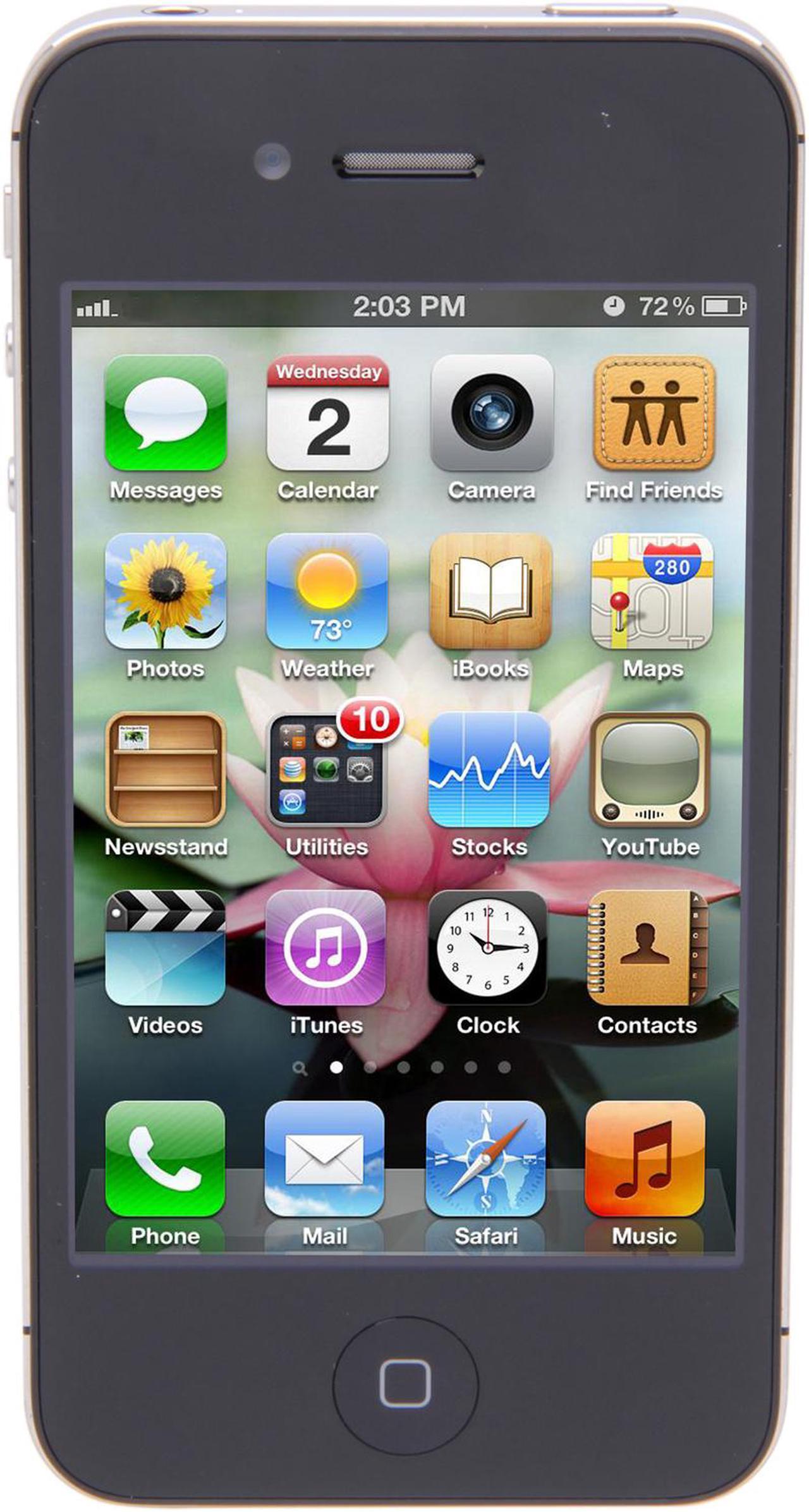 Main image of Apple iPhone 4S 32GB Black 3G Cell Phone w/ 8 MP Camera / A5 Processor For AT&T (MC919LL/A)