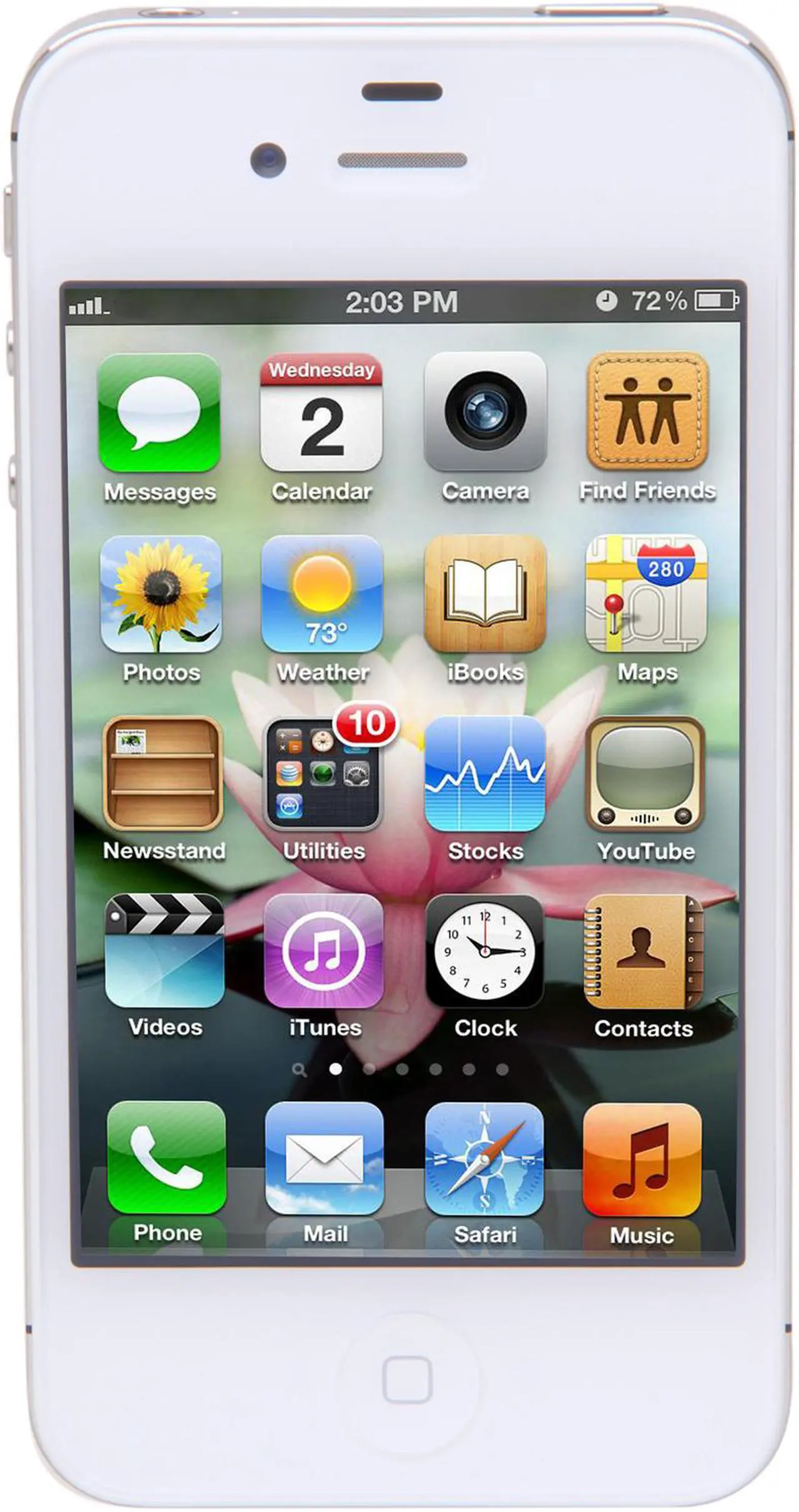 Main image of Apple iPhone 4S 64GB White 3G Cell Phone w/ 8 MP Camera / A5 Processor For AT&T (MD272LL/A)