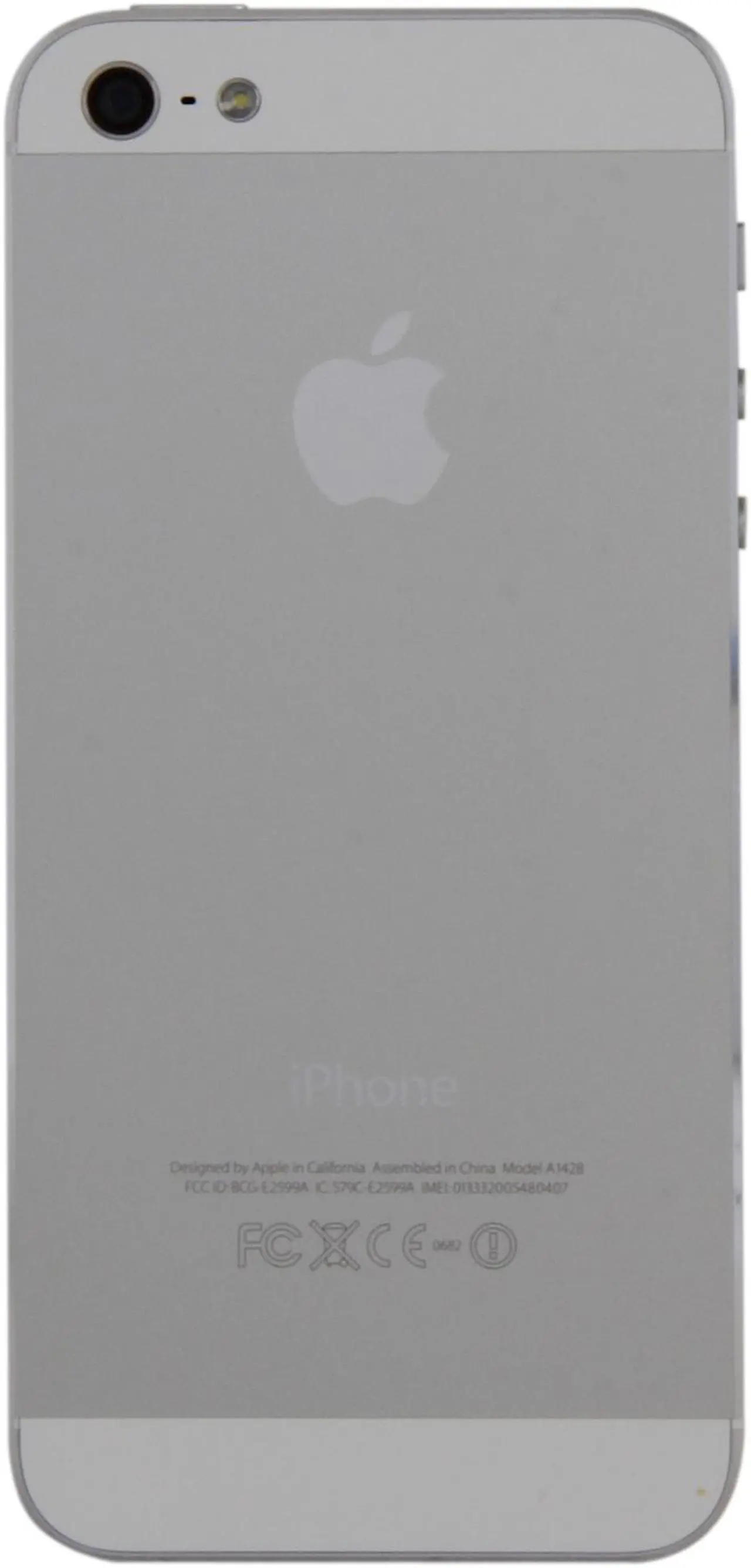 Alt view image 3 of 7 - Unlocked AT&T Apple iPhone 5 White 4G LTE GSM Smart Phone with 4" Screen/ iOS 6 / 16GB Memory (MD635LL/A)