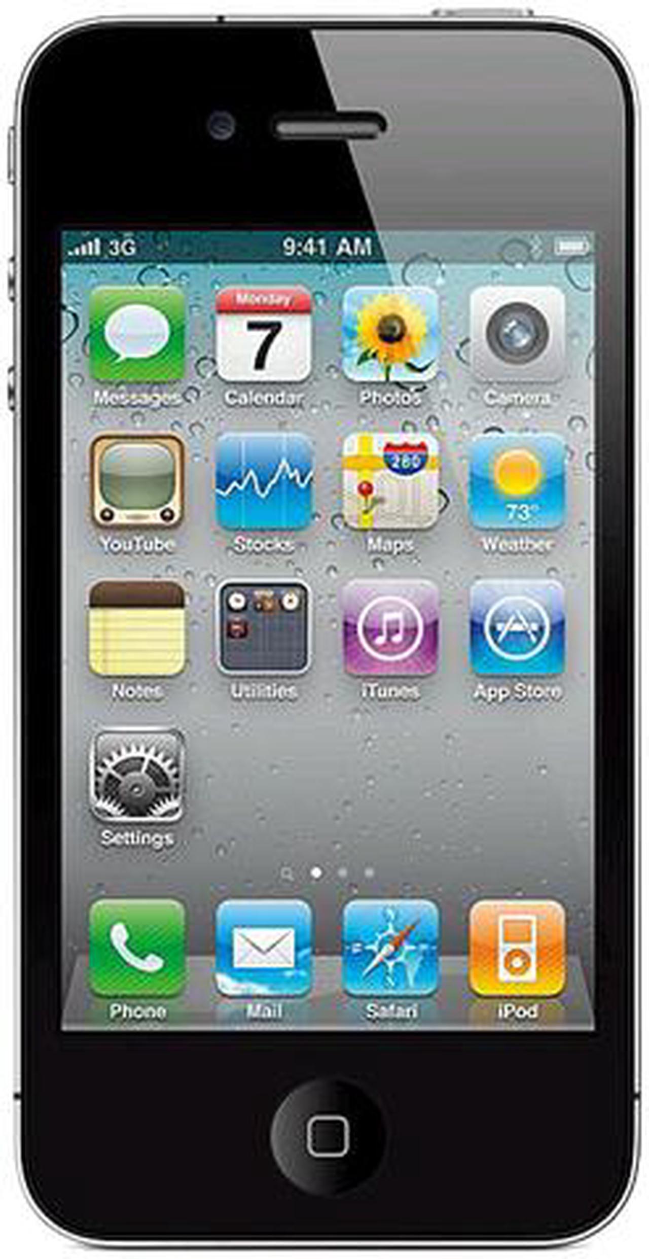 Main image of Apple iPhone 4 MD439LL/A Black 8GB Verizon Locked Cell Phone