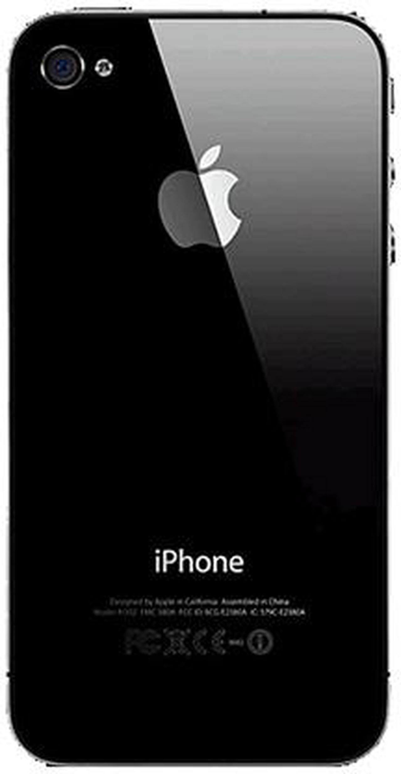 Alt view image 3 of 3 - Apple iPhone 4 MD439LL/A Black 8GB Verizon Locked Cell Phone
