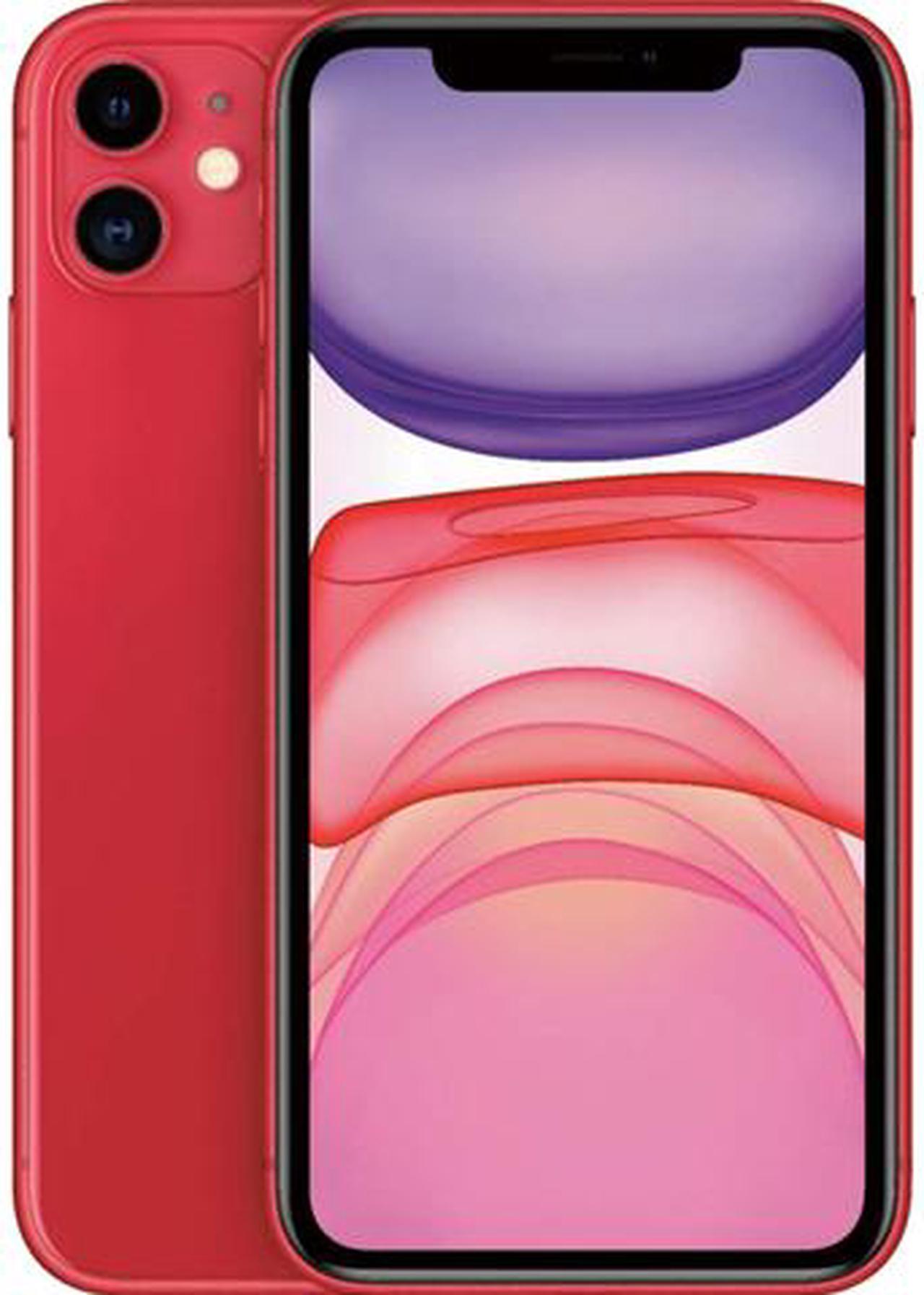 Main image of Apple iPhone 11 A13 Bionic, 4GB, 64GB, 6.1inch, iOS, A GRADE, Red (Unlocked) Refurbished