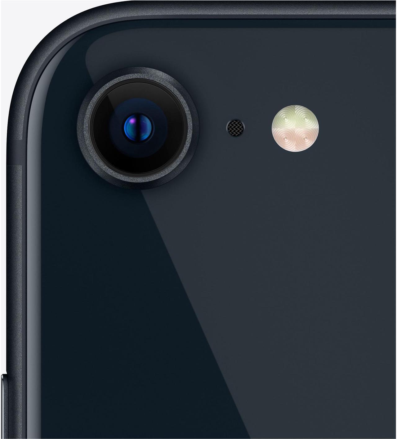 Alt view image 3 of 5 - Apple iPhone SE (2022) MMXC3LL/A 5G GSM/CDMA Cell Phone 4.7" Midnight 4GB RAM