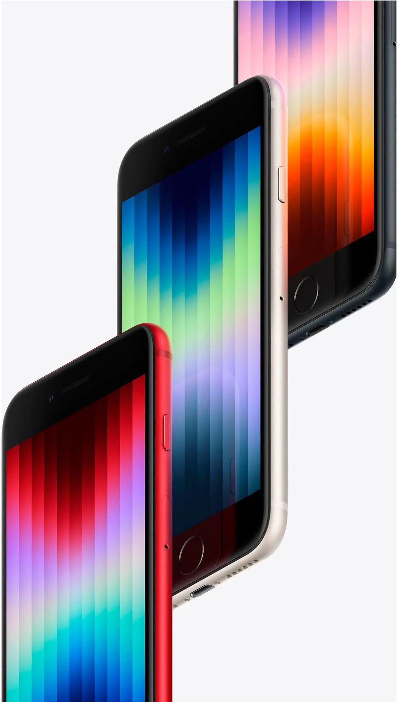 Alt view image 4 of 4 - Apple iPhone SE (2022) MMXD3LL/A 5G GSM/CDMA Cell Phone 4.7" Starlight 4GB RAM