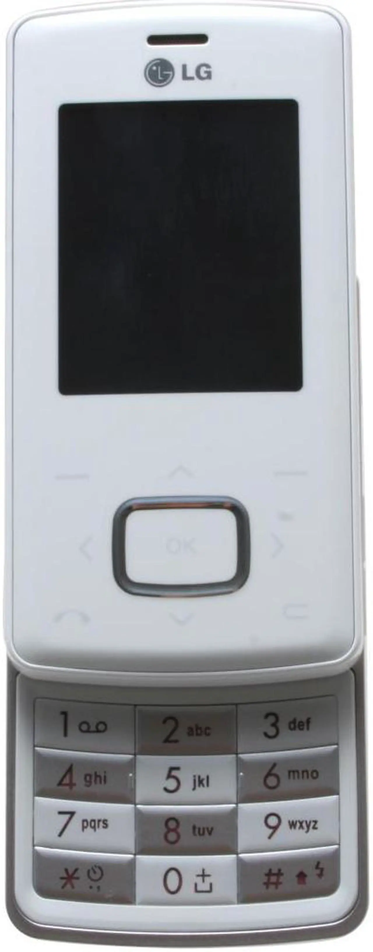 Alt view image 5 of 10 - LG KG800 White Chocolate Cell Phone with touch-sensitive navigation