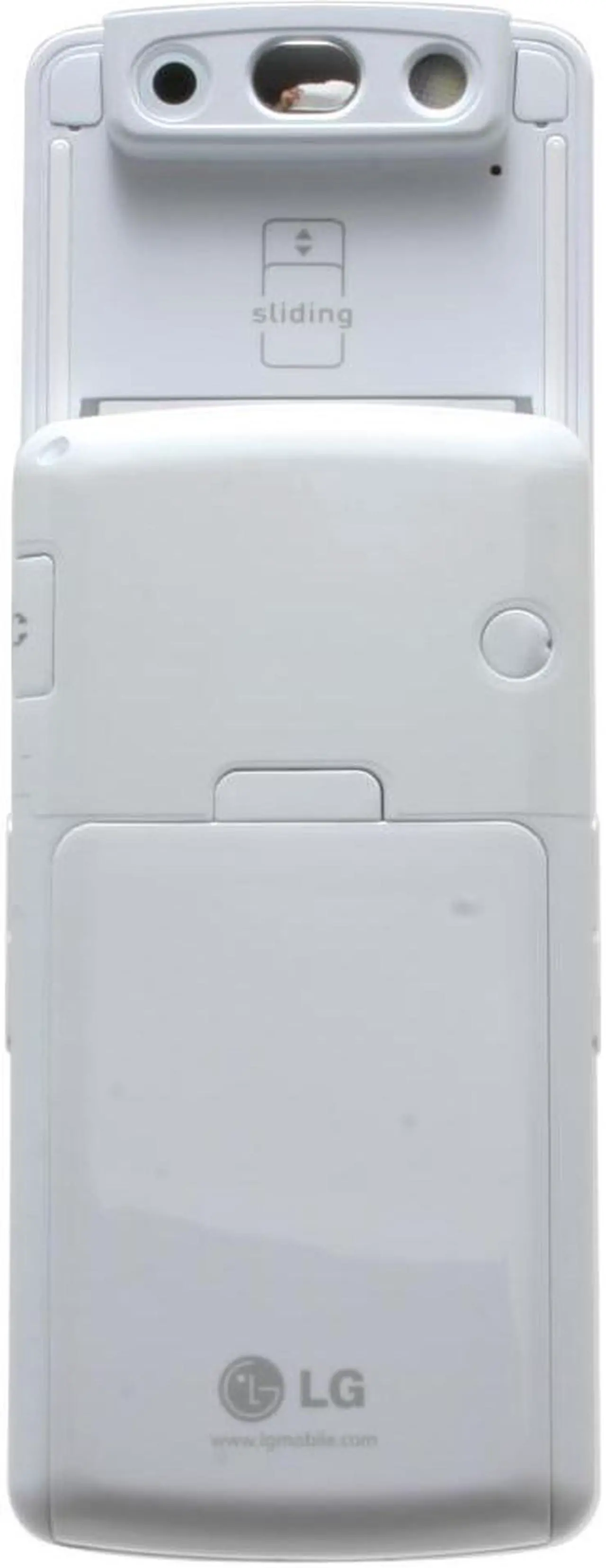 Alt view image 6 of 10 - LG KG800 White Chocolate Cell Phone with touch-sensitive navigation