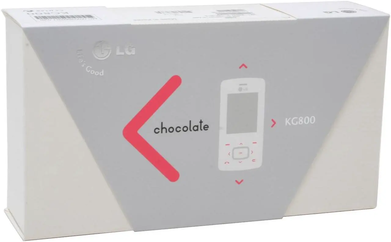 Alt view image 10 of 10 - LG KG800 White Chocolate Cell Phone with touch-sensitive navigation