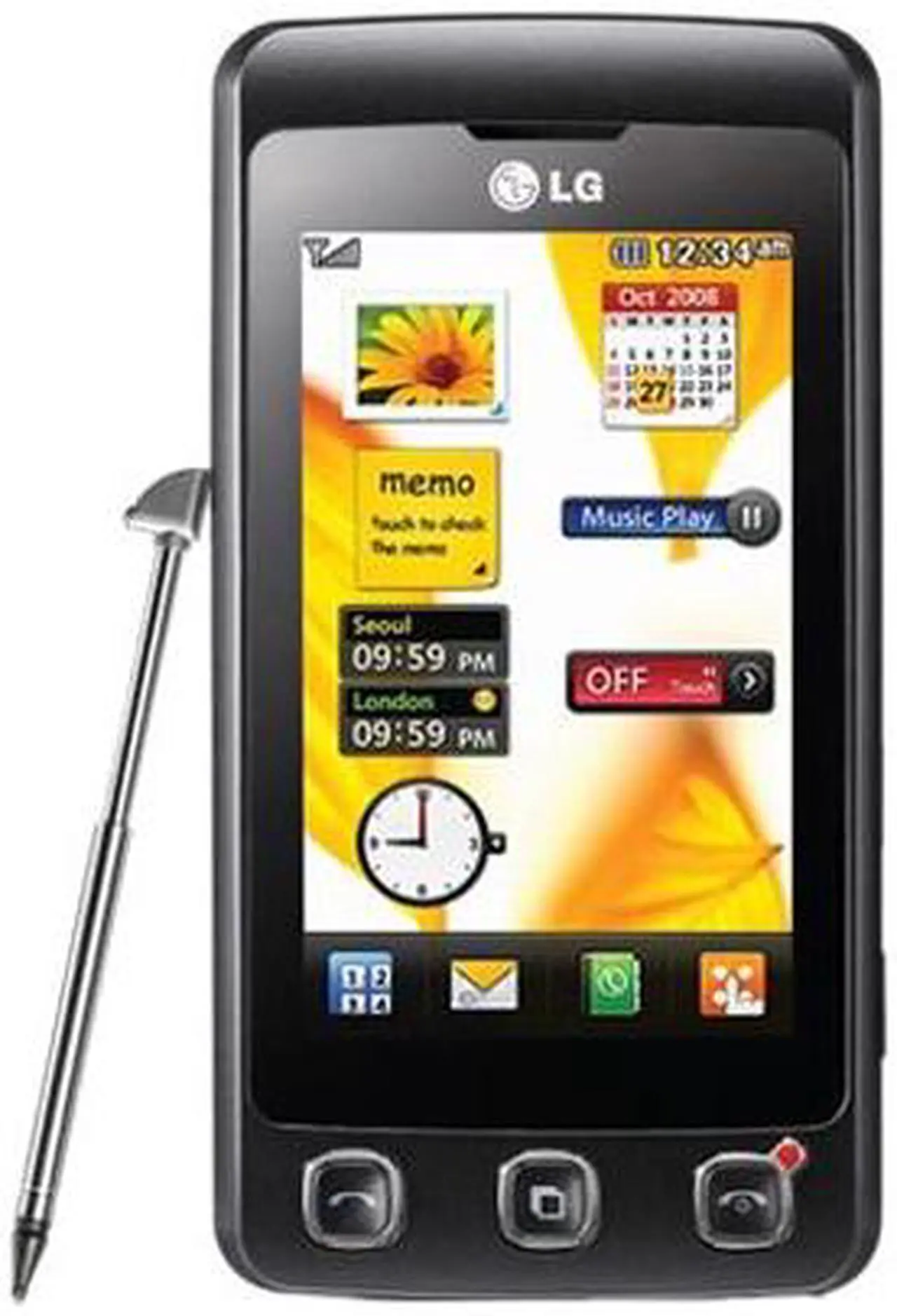 Alt view image 3 of 9 - LG KP500 Black Unlocked GSM Bar phones with 3.0" Touch Screen