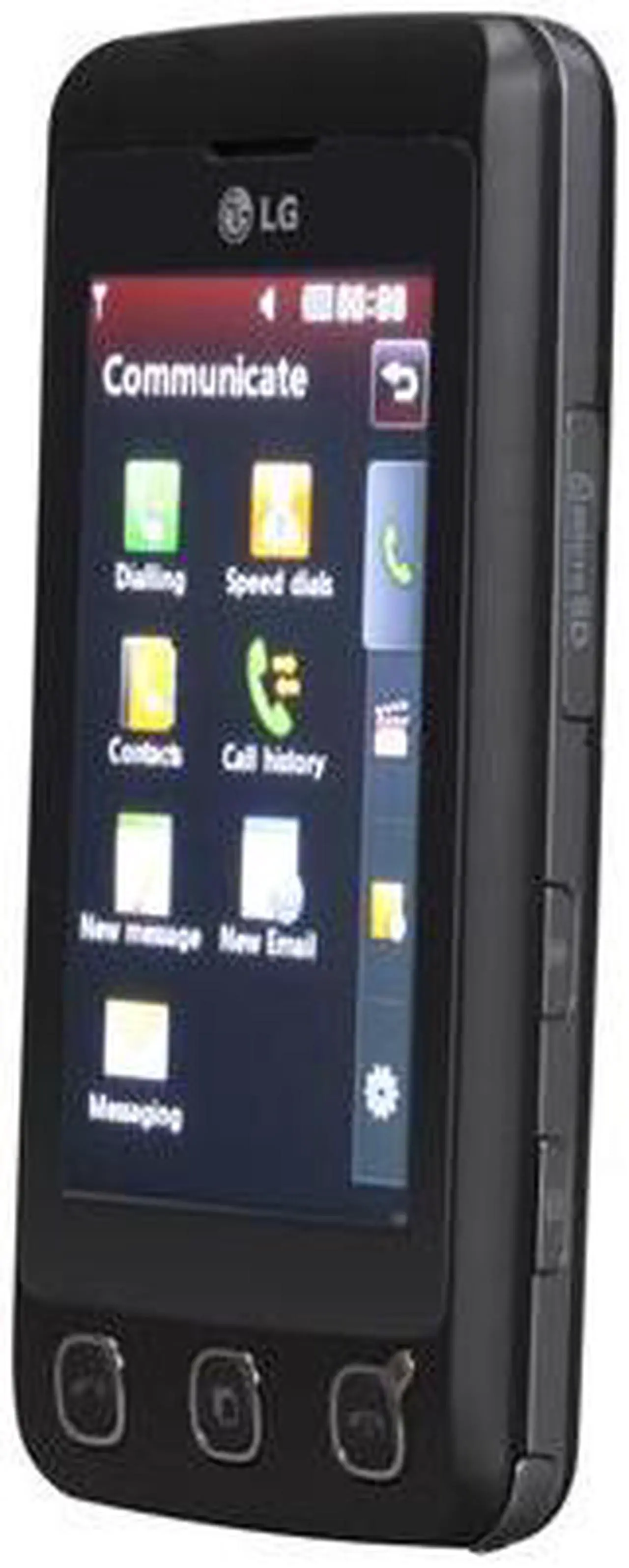Alt view image 5 of 9 - LG KP500 Black Unlocked GSM Bar phones with 3.0" Touch Screen