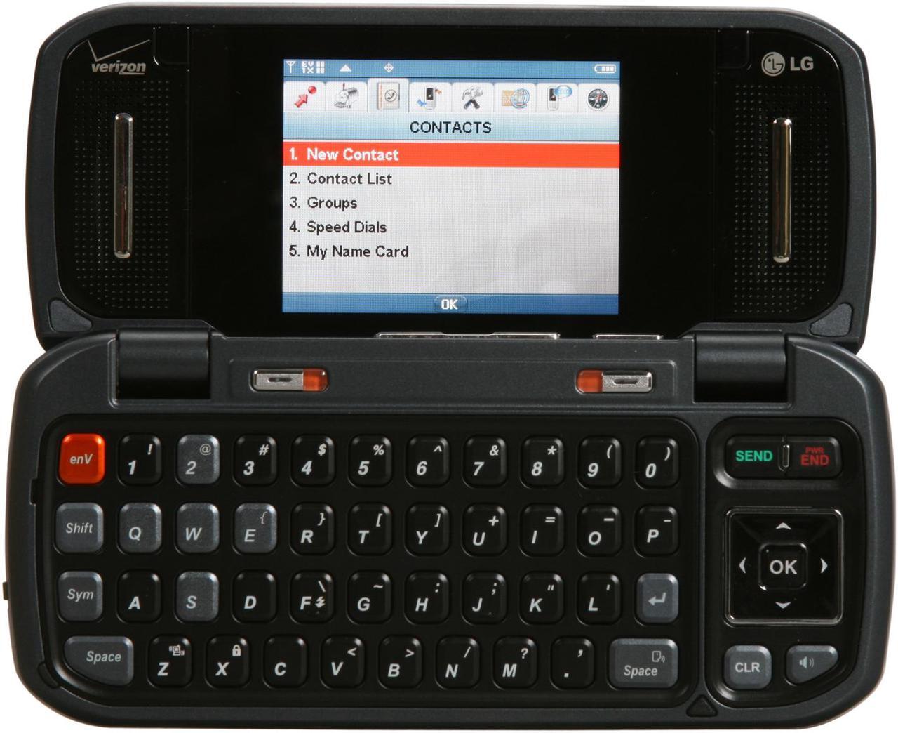 Alt view image 2 of 13 - LG EnV VX9900 Green Verizon Pre-paid Cell Phone