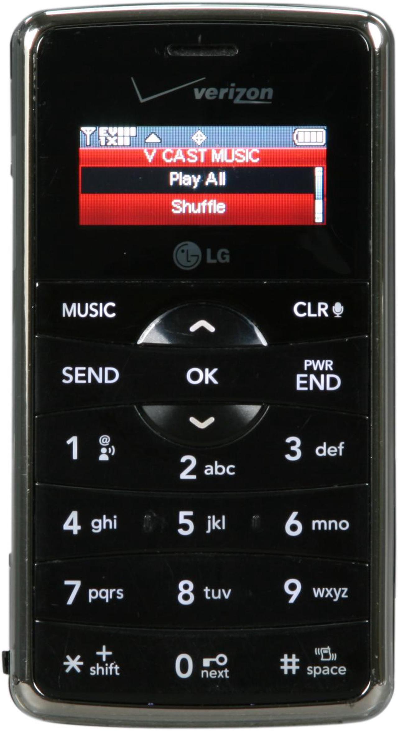 Main image of LG enV2 VX9100 Black 3G Verizon Pre-paid Cell Phone