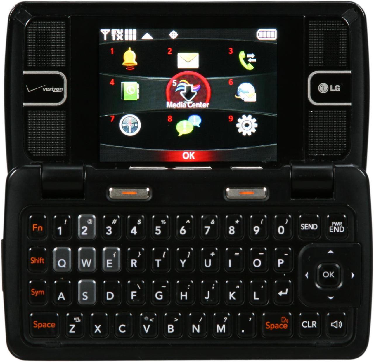 Alt view image 2 of 8 - LG enV2 VX9100 Black 3G Verizon Pre-paid Cell Phone