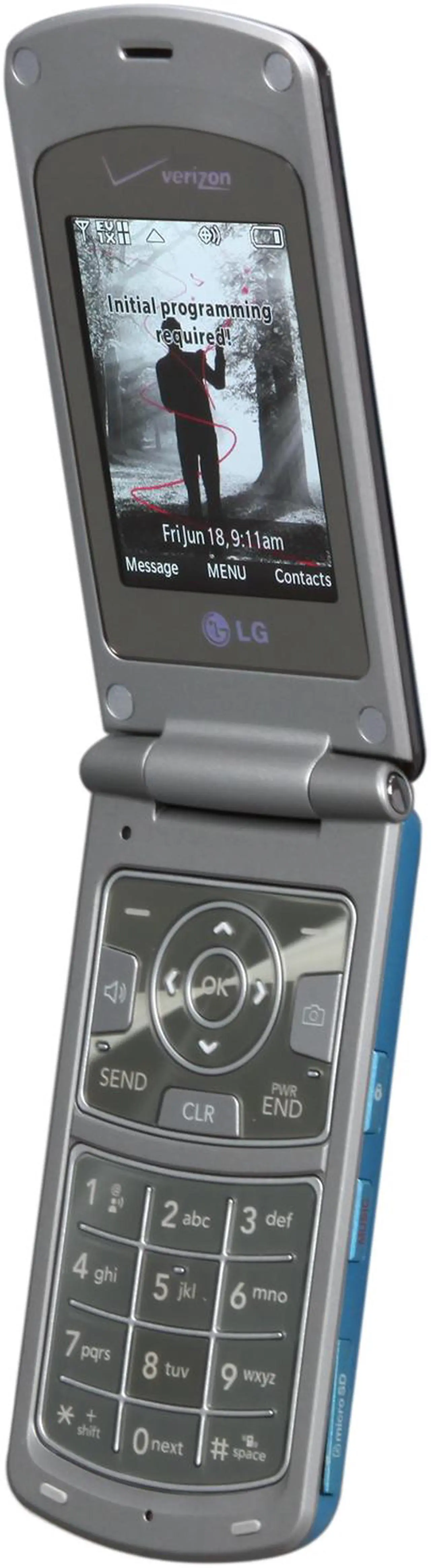 Alt view image 2 of 9 - LG Chocolate 3 VX8560 Blue Verizon No Contracted Phone with 2.0 MP Camera