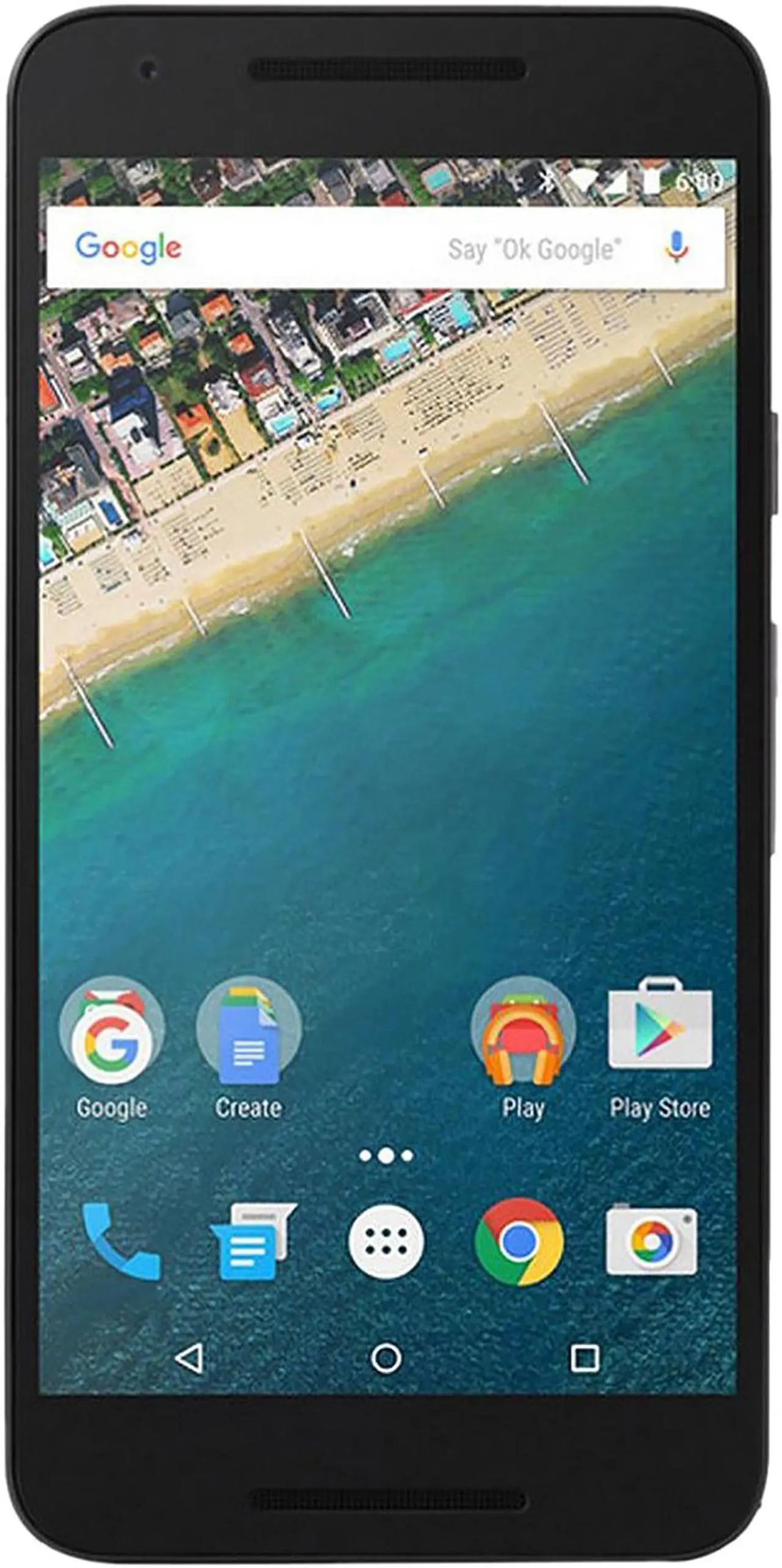 Alt view image 2 of 9 - LG Google Nexus 5X H791 32GB Unlocked GSM 4G LTE Hexa-Core Android Phone w/ 12.3 MP Camera - Quartz with Mophie Powerstation Boost (White)
