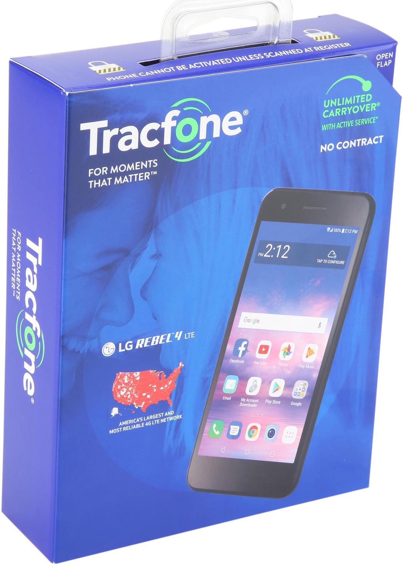 Alt view image 7 of 8 - LG Rebel 4 TracFone Prepaid Cell Phone