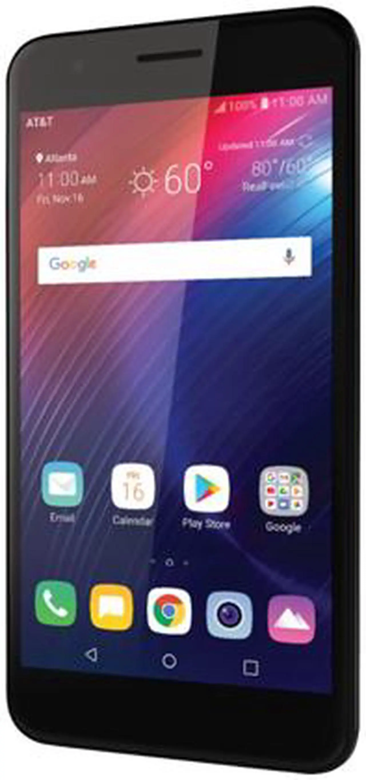 Alt view image 2 of 4 - LG Phoenix Plus AT&T Prepaid Cell Phone