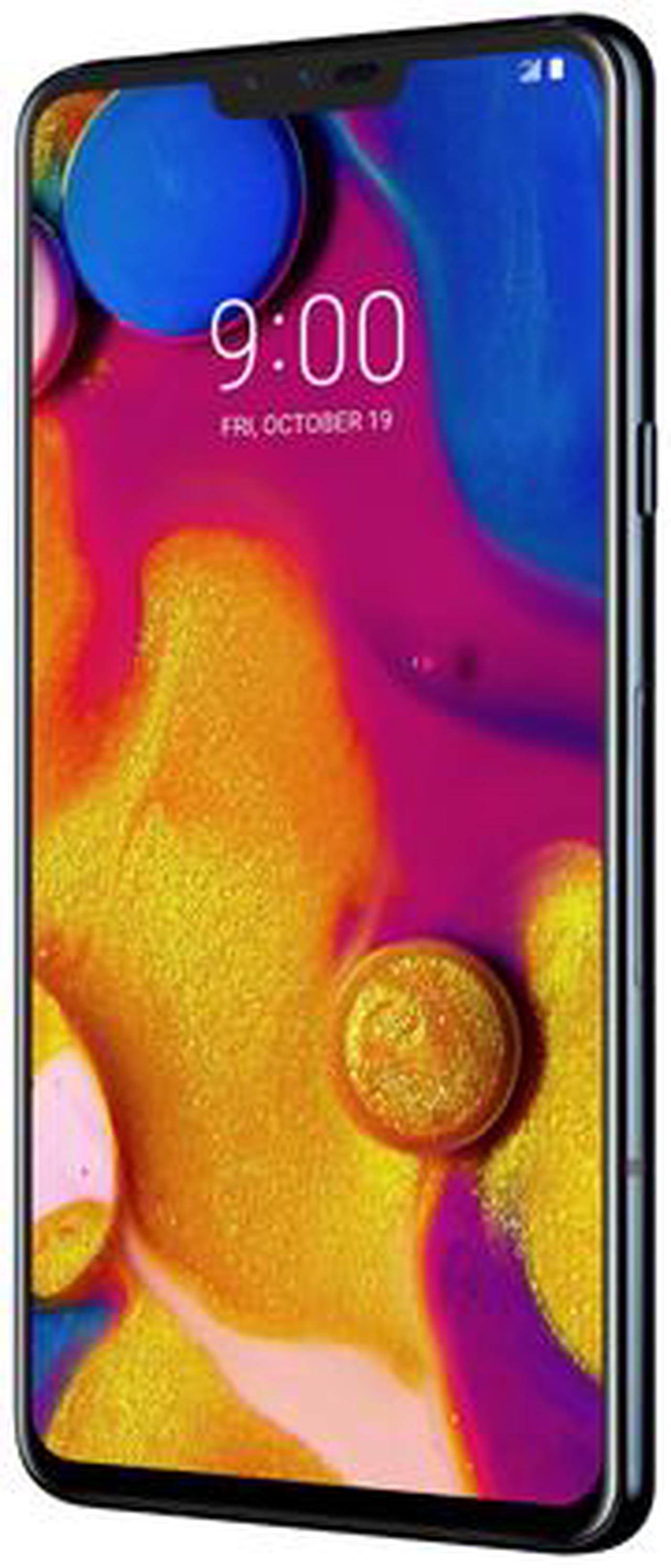 Alt view image 2 of 8 - LG V40 ThinQ 4G LTE Unlocked Cell Phone 6.4" Black 6GB RAM