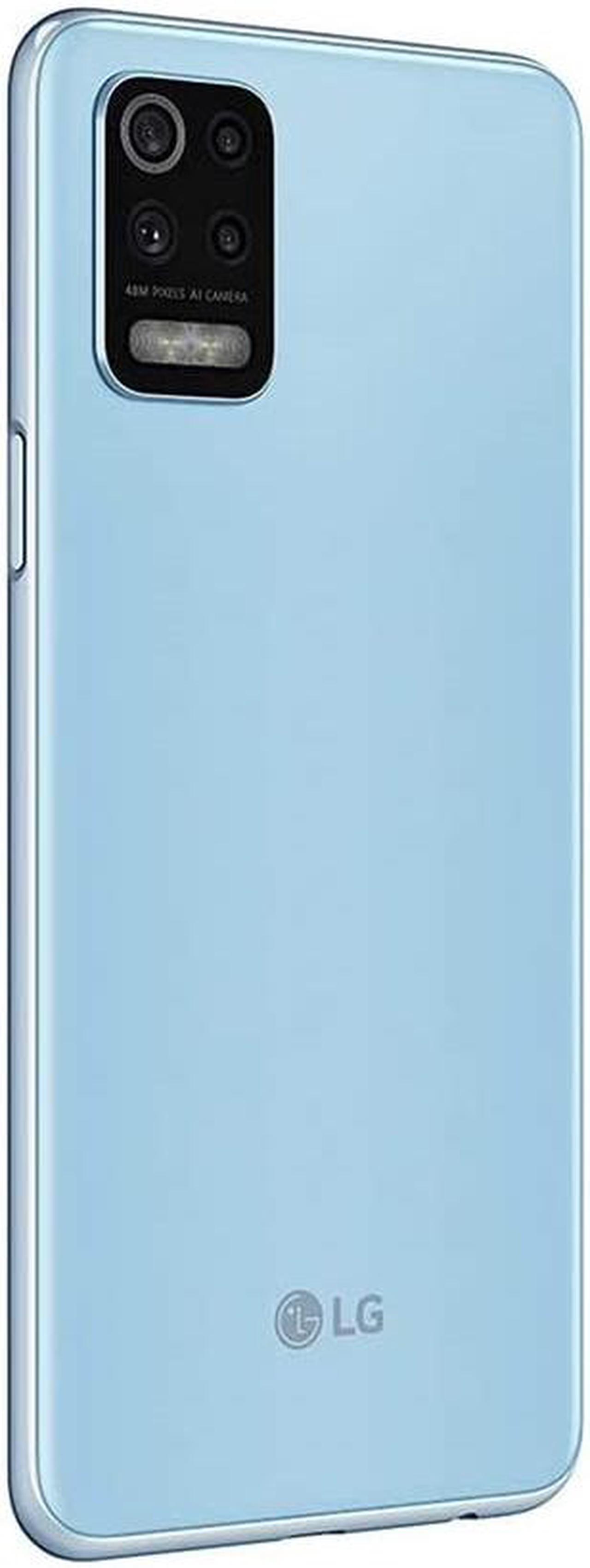Alt view image 3 of 5 - LG K62 4G LTE Unlocked Cell Phone 6.6" Sky Blue 128GB 4GB RAM, GSM Dual Sim