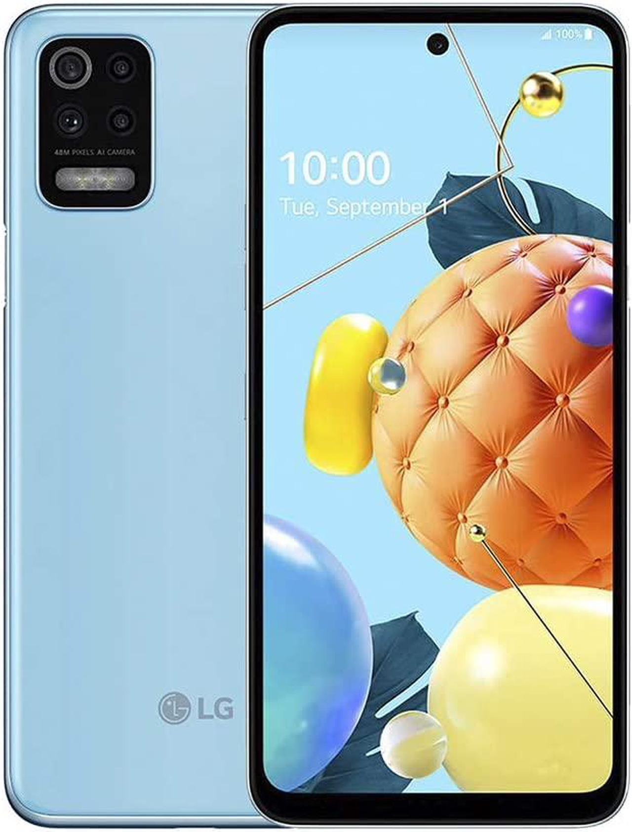 Alt view image 2 of 5 - LG K62 4G LTE Unlocked Cell Phone 6.6" Sky Blue 128GB 4GB RAM, GSM Dual Sim