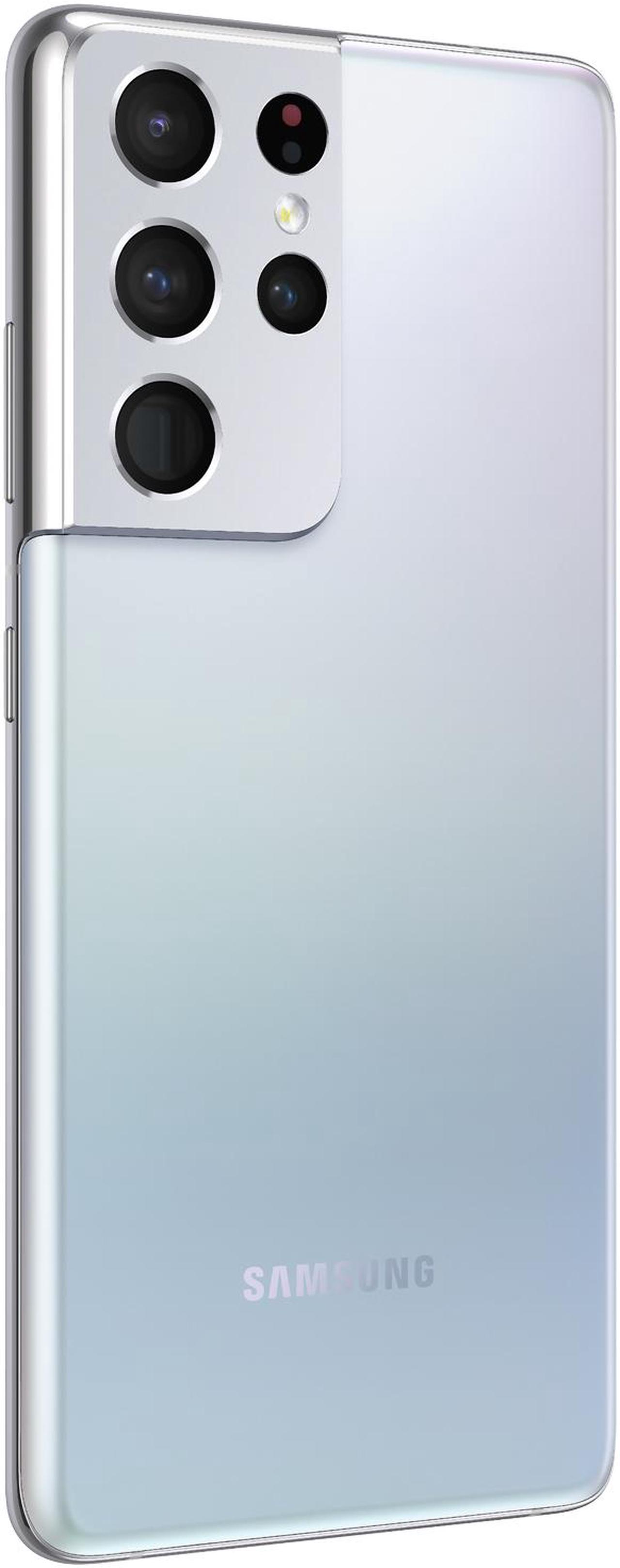 Alt view image 8 of 9 - Samsung Galaxy S21 Ultra 5G 128GB 12GB RAM (Unlocked) Phantom Silver