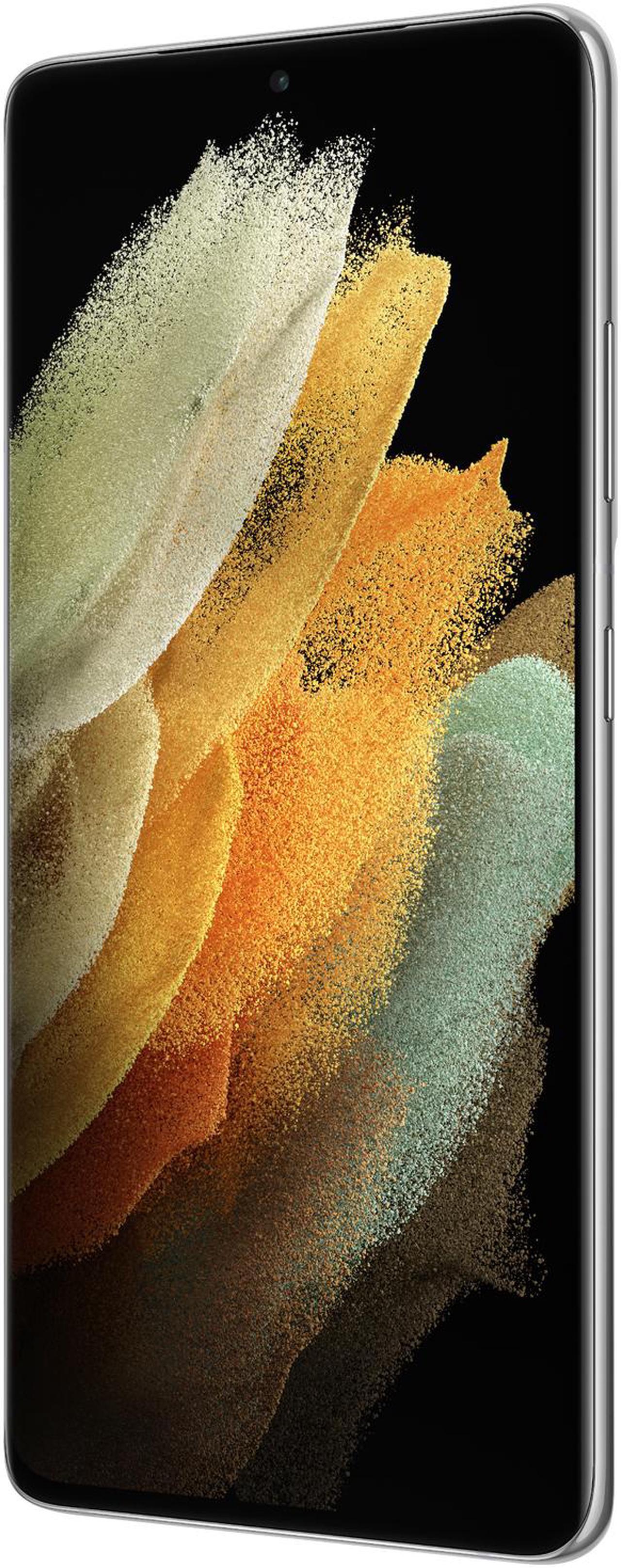 Alt view image 2 of 9 - Samsung Galaxy S21 Ultra 5G 128GB 12GB RAM (Unlocked) Phantom Silver