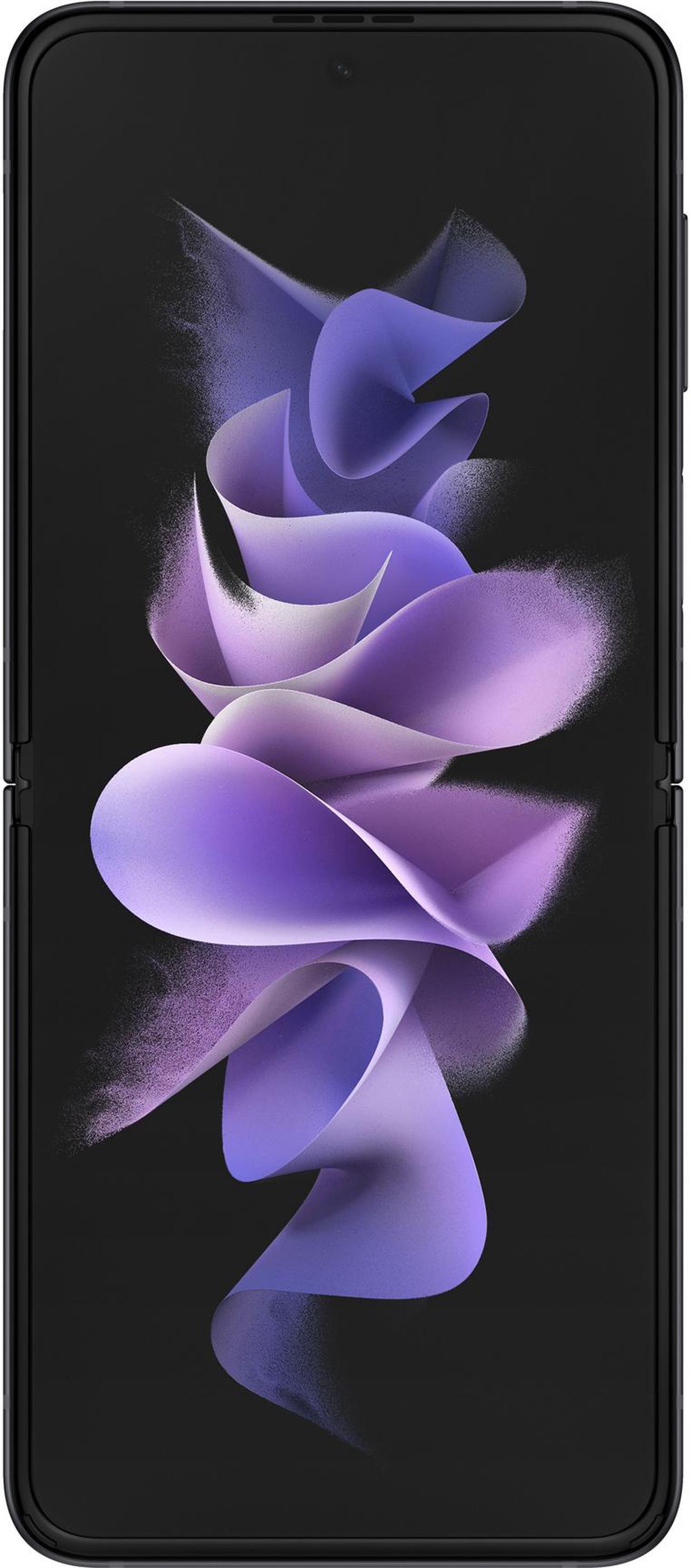 Alt view image 2 of 10 - Samsung Galaxy Z Flip 3 5G 128GB US Unlocked Phantom Black