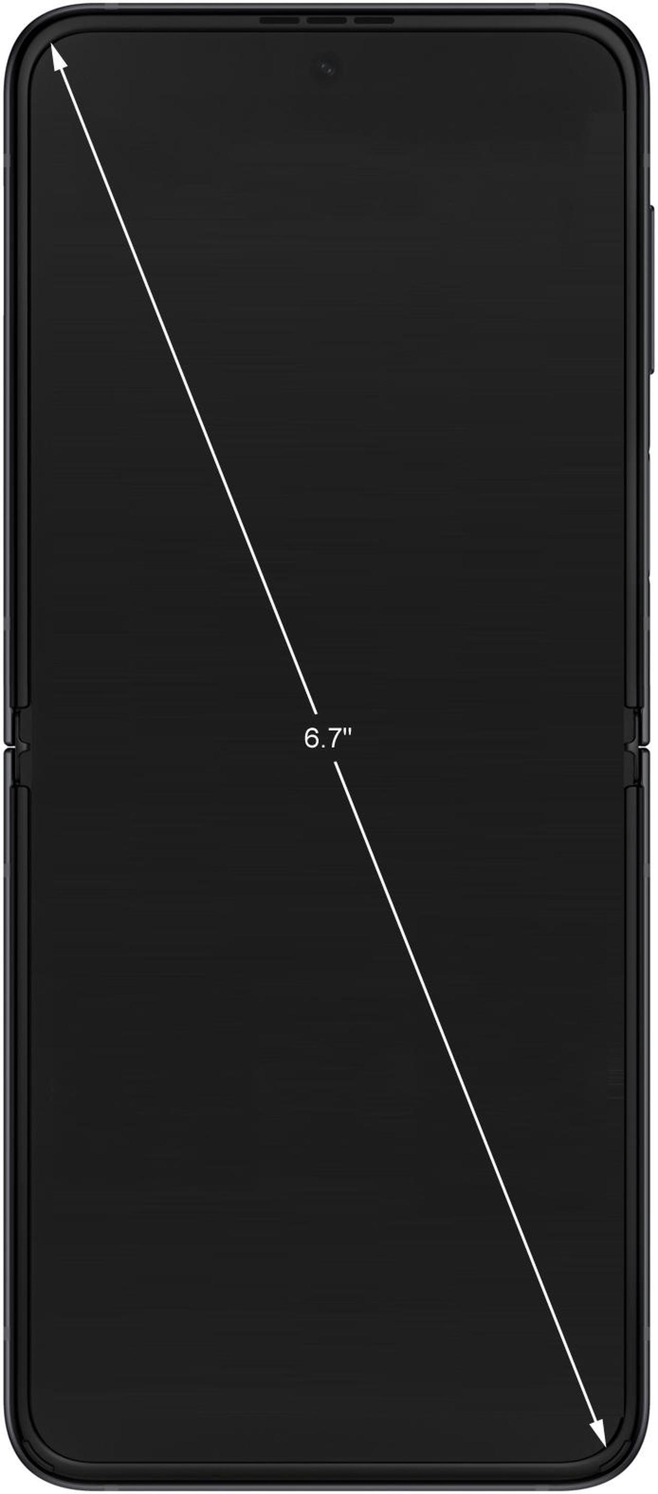 Alt view image 2 of 11 - Samsung Galaxy Z Flip 3 5G 256GB US Unlocked Phantom Black