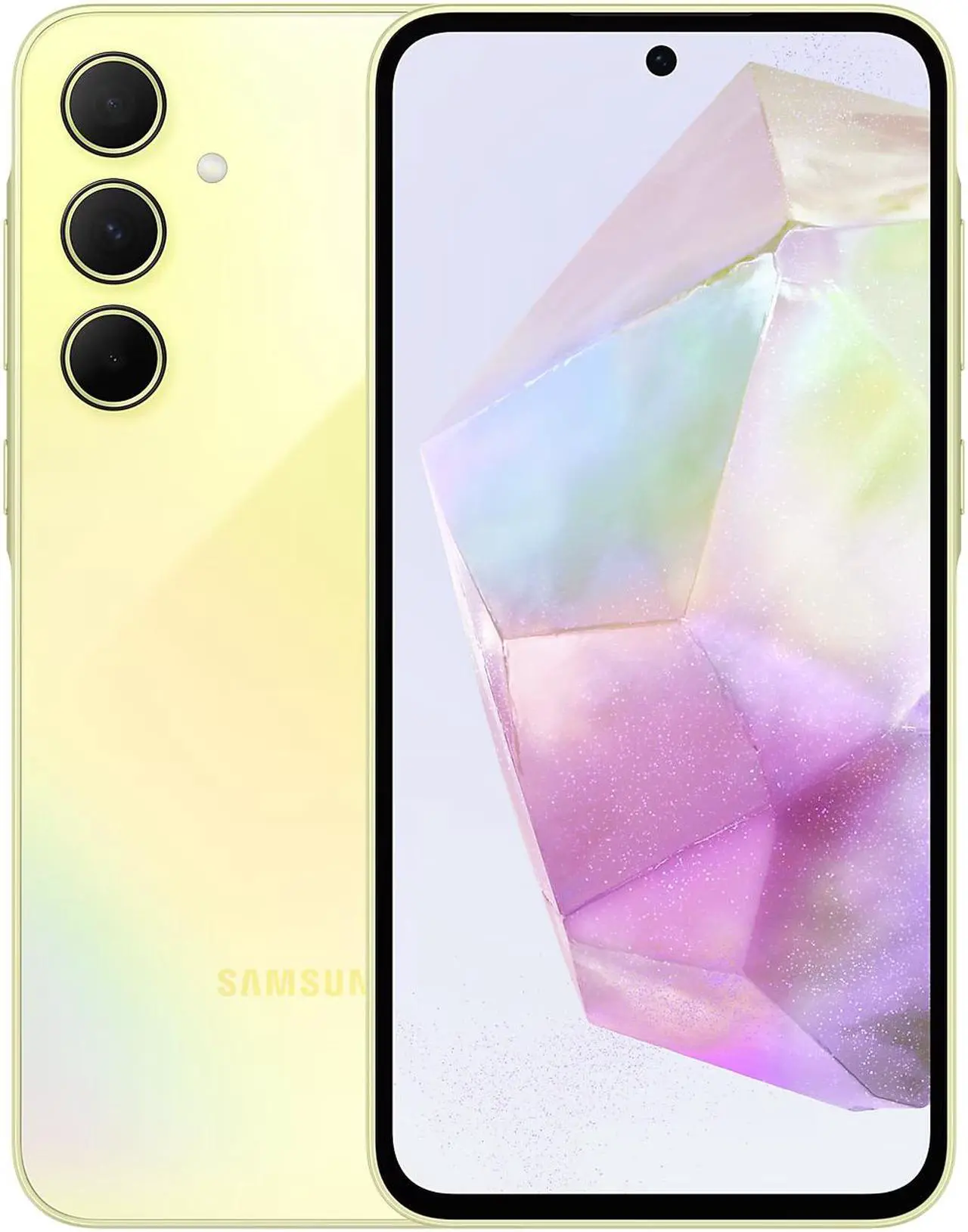 Samsung Galaxy A55 5G A556E 128GB Fully Unlocked, Latin America Version, Awesome Lemon