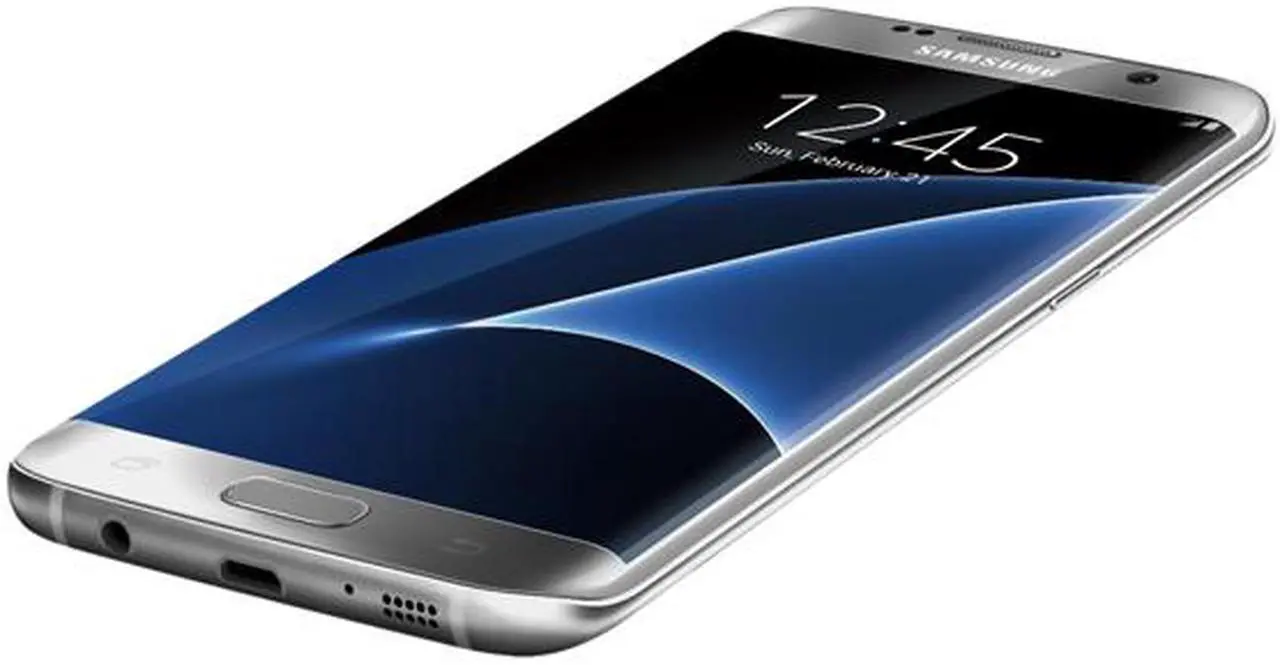 Alt view image 7 of 7 - Samsung Galaxy S7 Edge G935VZ Verizon Factory Unlocked Phone 32 GB International Version - Silver