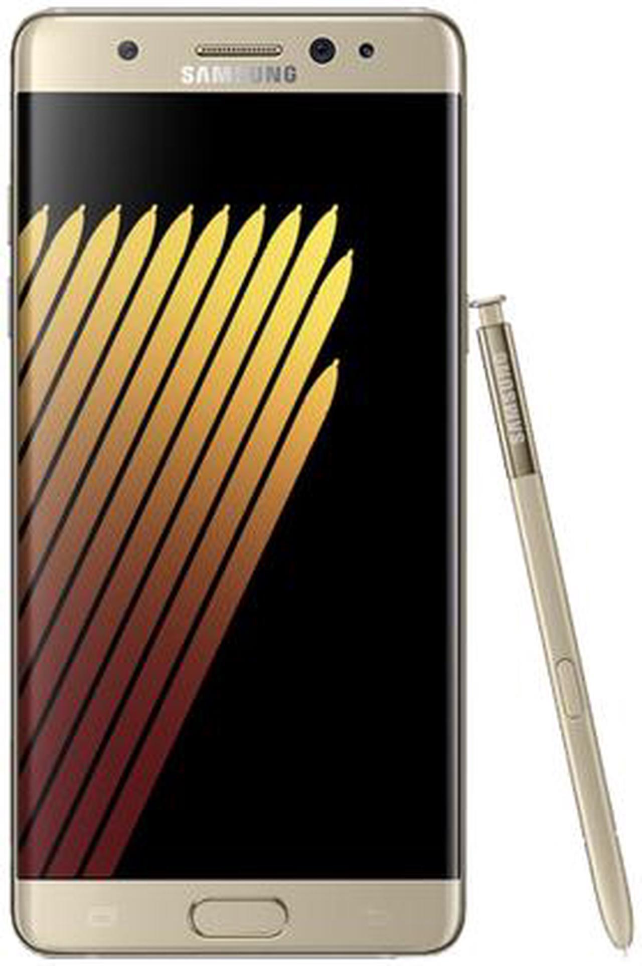 Alt view image 2 of 10 - Samsung Galaxy Note 7 N930FD Dual Sim 64GB 4G Unlocked Smartphone 5.7" 4GB RAM, Gold color, International version - No US Warranty