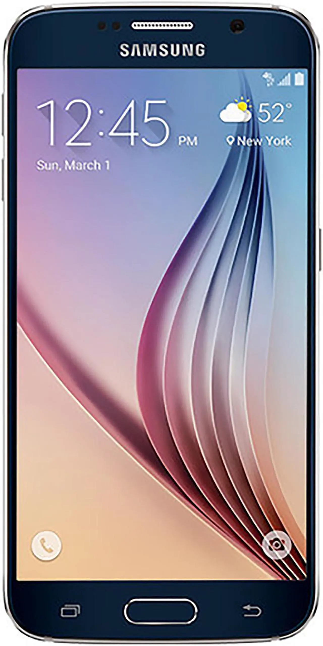 Main image of Samsung Galaxy S6 G920T 128GB Unlocked GSM Phone w/ 16 MP Camera - Black (Certified Refurbished)