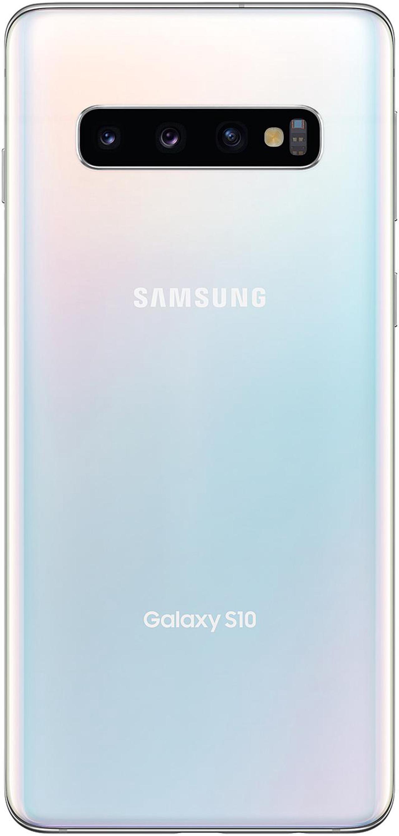 Alt view image 4 of 6 - Samsung Galaxy S10 4G LTE Unlocked Cell Phone 6.1" Infinity Display Prism White 8GB RAM