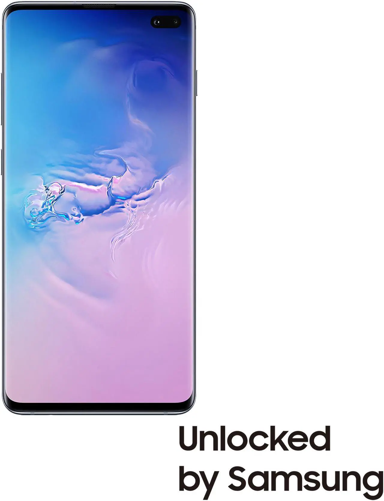 Main image of Samsung Galaxy S10+ 4G LTE Unlocked Cell Phone 6.4" Infinity Display Prism Blue 8GB RAM