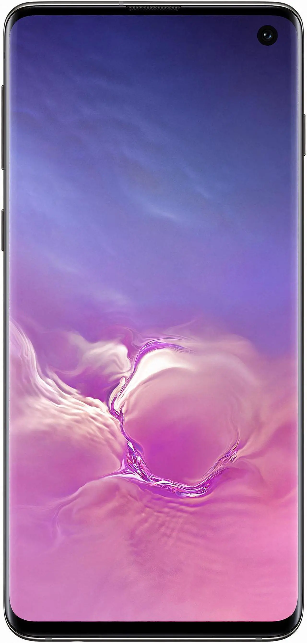 Main image of Samsung Galaxy S10 4G LTE Unlocked Cell Phone 6.1" Infinity-O Display Prism Black 128GB 8GB RAM, Canada Warranty