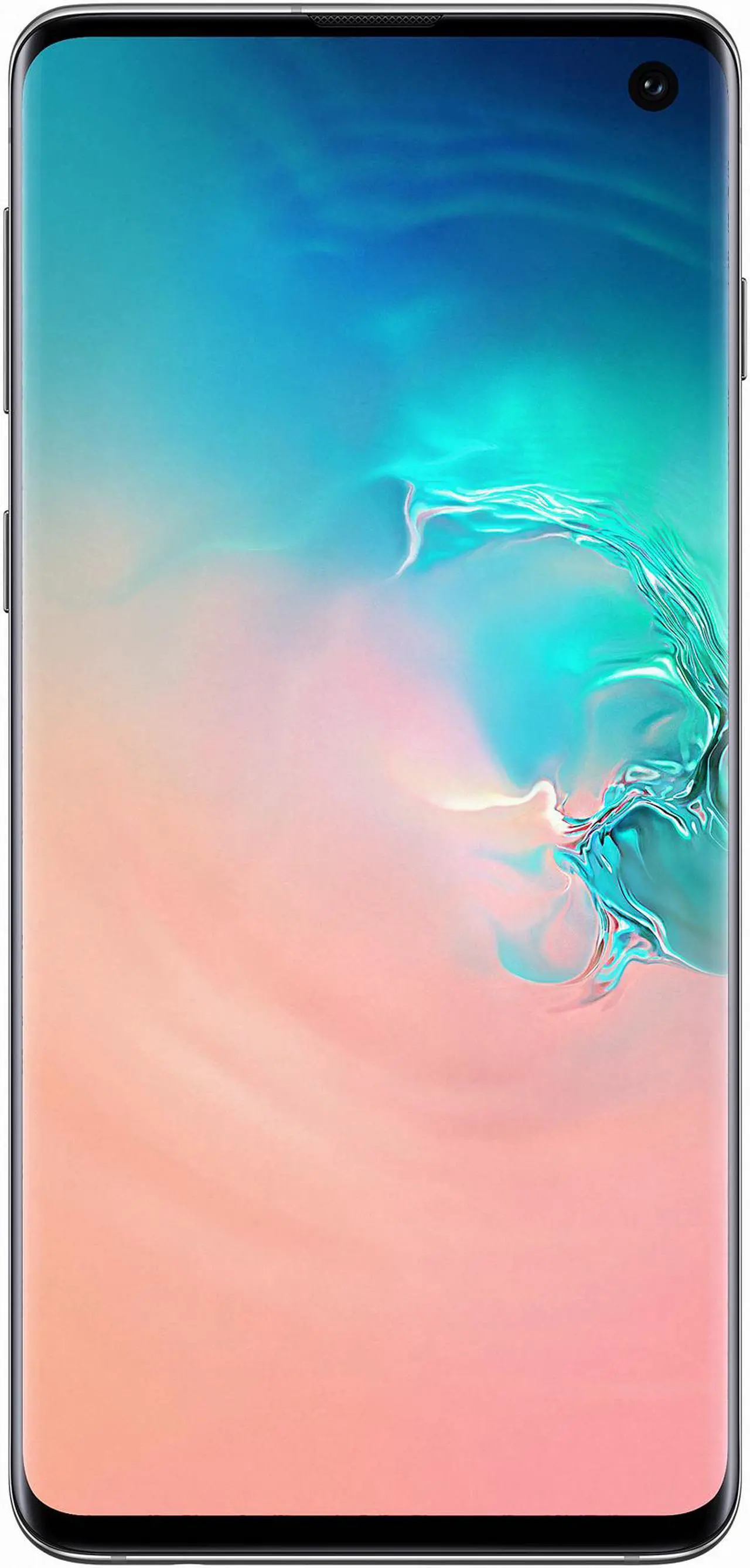 Main image of Samsung Galaxy S10 4G LTE Unlocked Cell Phone 6.1" Infinity-O Display Prism White 128GB 8GB RAM, Canada Warranty
