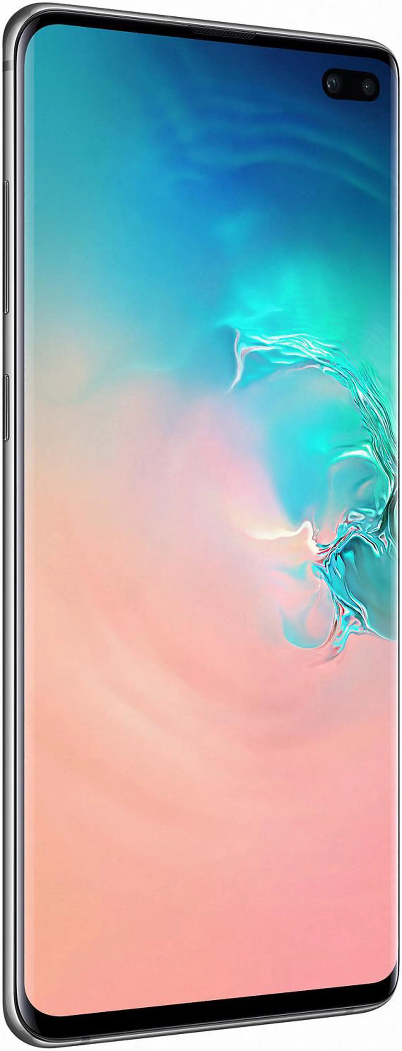 Alt view image 2 of 6 - Samsung Galaxy S10+ 4G LTE Unlocked Cell Phone 6.4" Infinity-O Display Prism White 128GB 8GB RAM, Canada Warranty