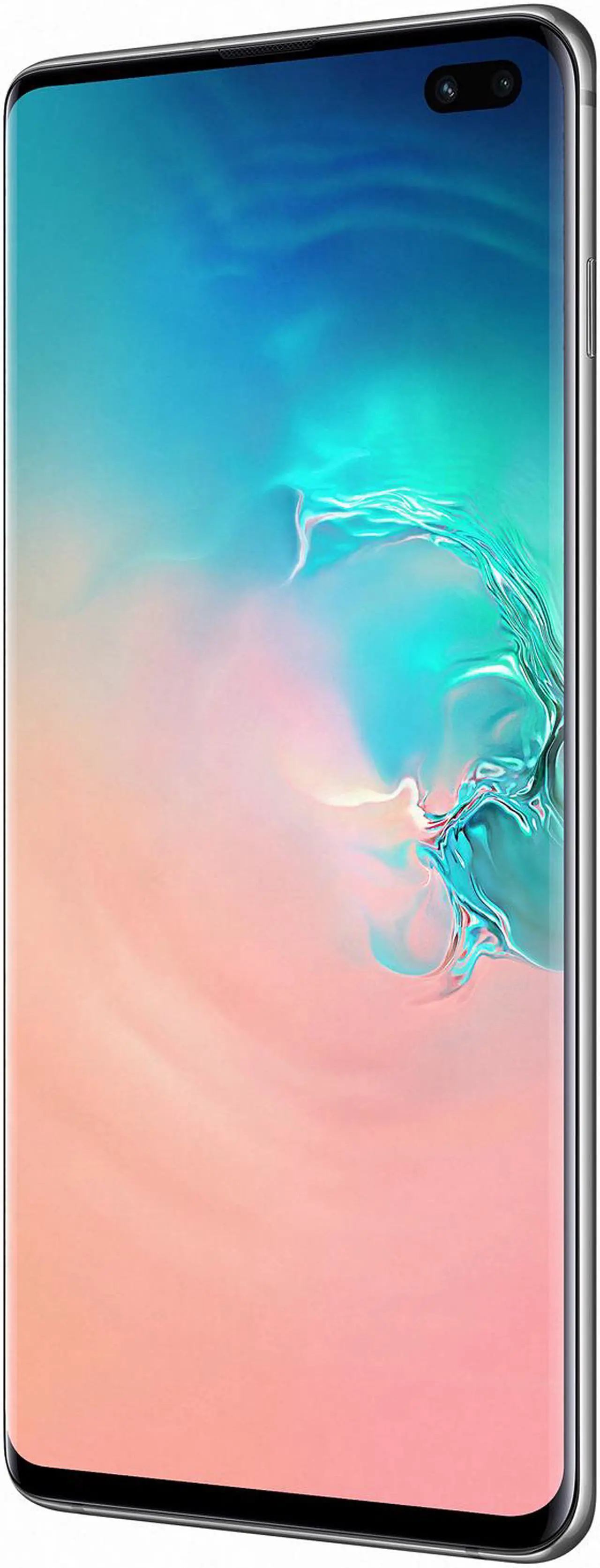 Alt view image 3 of 6 - Samsung Galaxy S10+ 4G LTE Unlocked Cell Phone 6.4" Infinity-O Display Prism White 128GB 8GB RAM, Canada Warranty