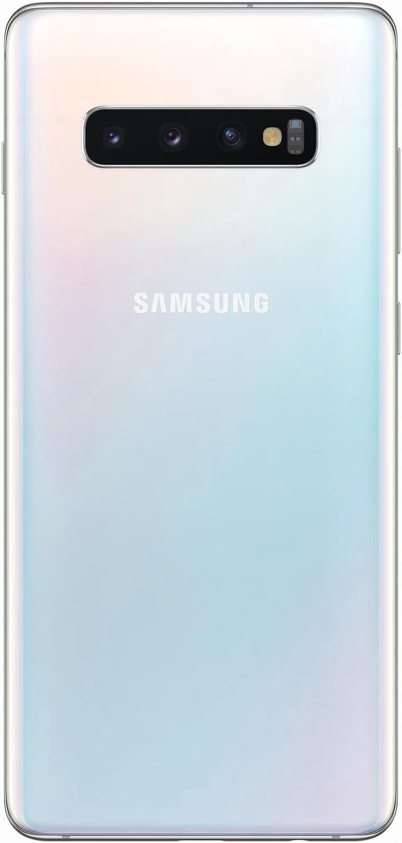 Alt view image 6 of 6 - Samsung Galaxy S10+ 4G LTE Unlocked Cell Phone 6.4" Infinity-O Display Prism White 128GB 8GB RAM, Canada Warranty