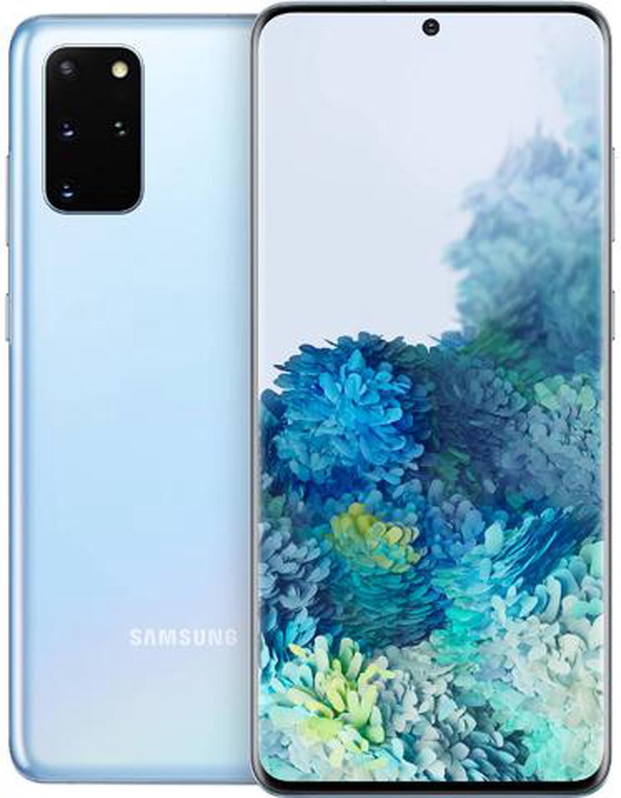 Main image of Samsung Galaxy S20+ 5G SM-G986ULBAXAA 5G Unlocked Cell Phone 6.7" Cloud Blue 12GB RAM
