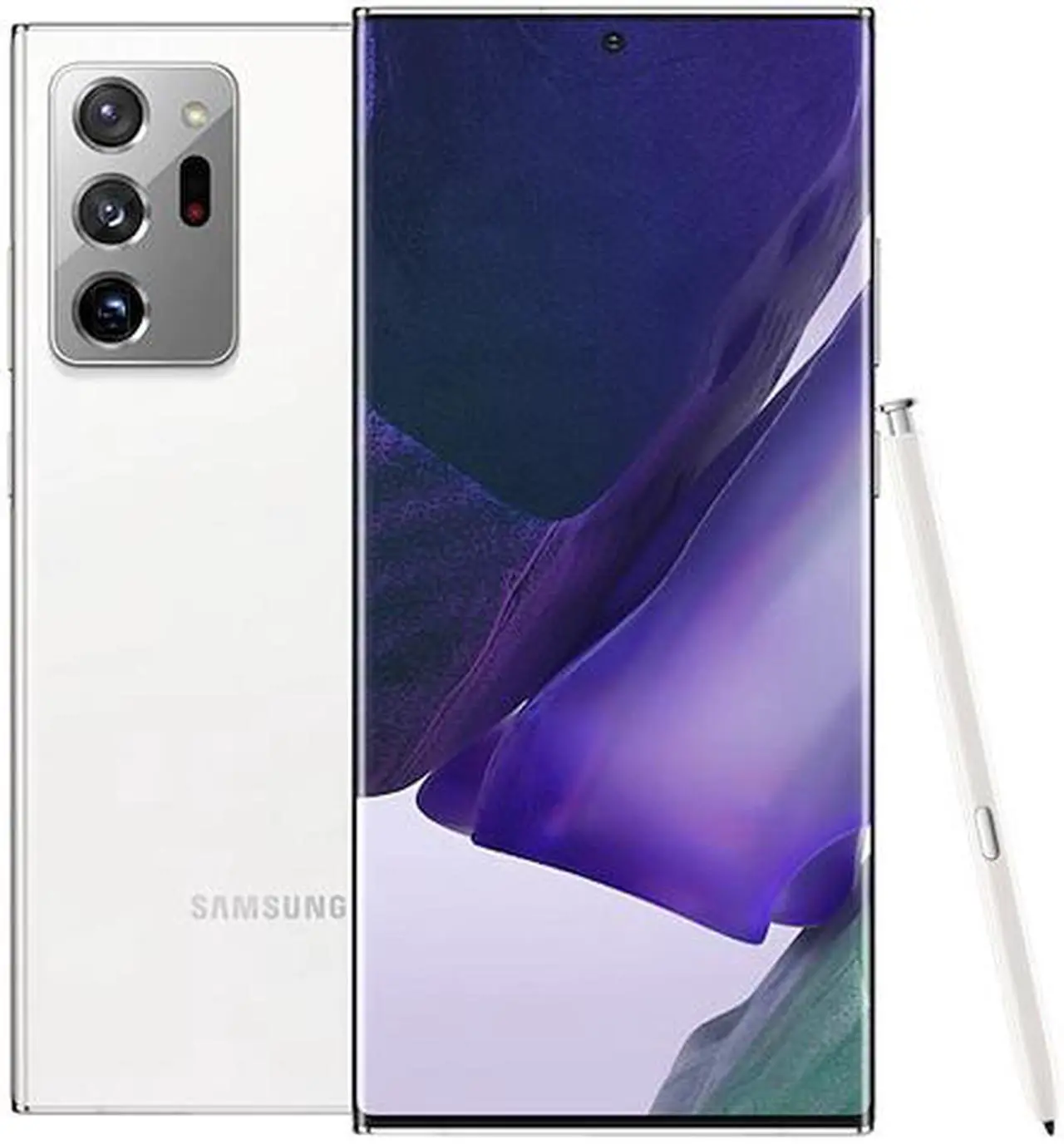 Main image of Samsung Galaxy Note 20 Ultra 5G Factory Unlocked Android Cell Phone | US Version | 128GB of Storage | Mobile Gaming Smartphone | Long-Lasting Battery | Mystic White